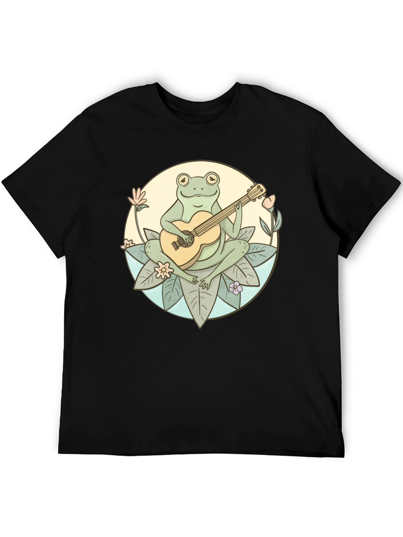 Frog Playing Guitar T-Shirt - Unique Graphic Tee