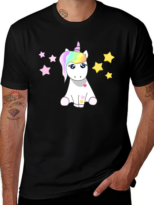Unicorn Graphic Tee - Fun & Stylish Black T-Shirt