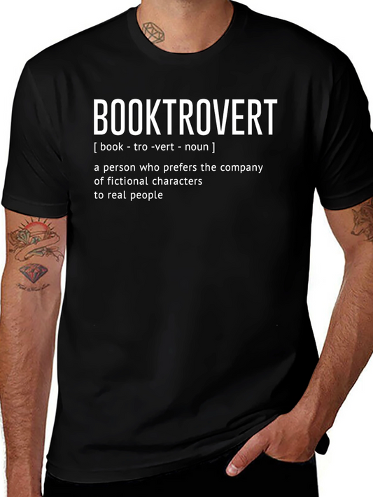 Booktrovert Definition Graphic T-Shirt