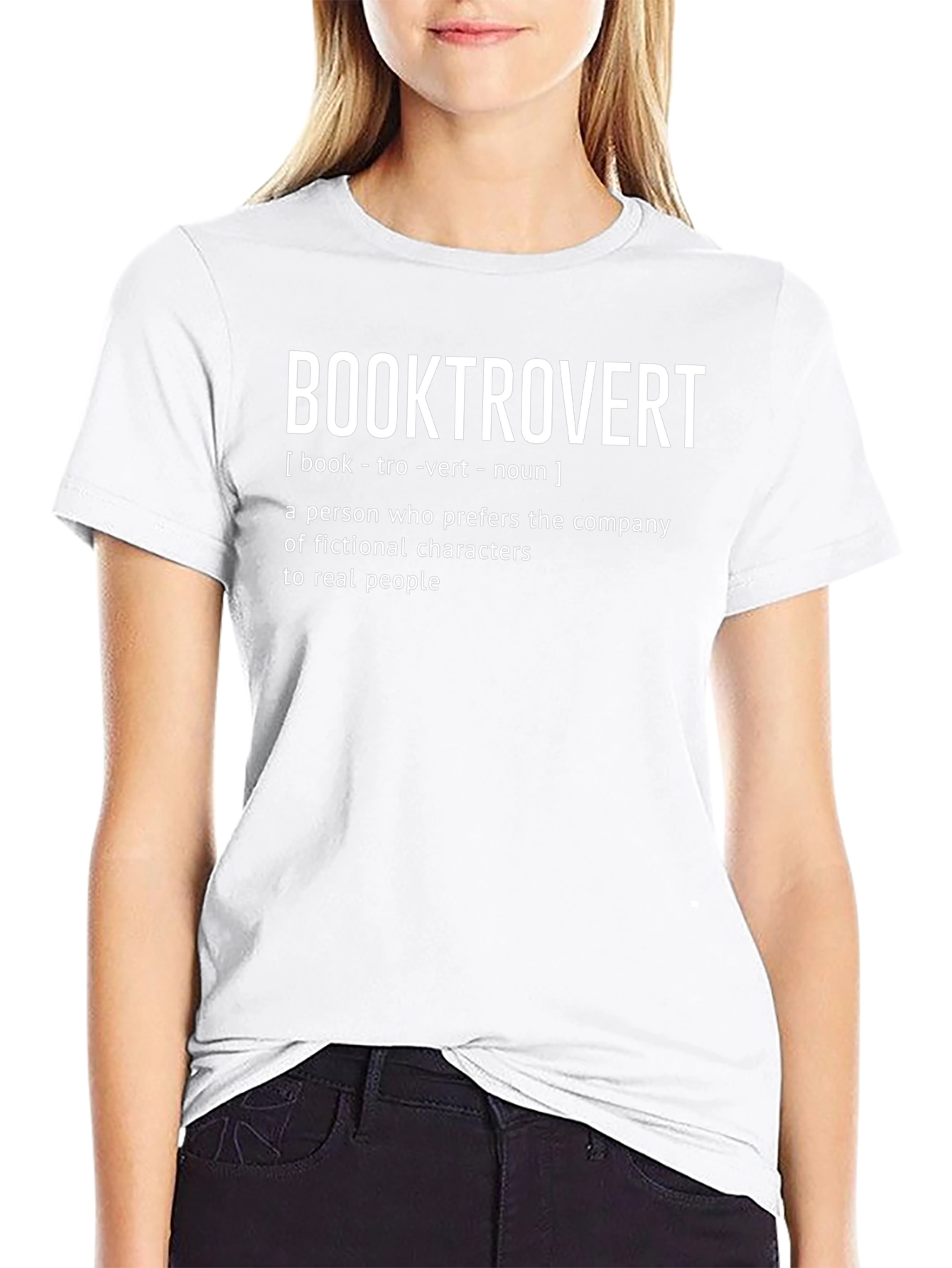 Booktrovert Definition Graphic T-Shirt