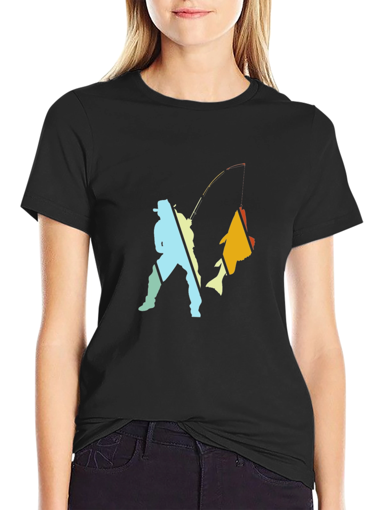 Fishing T-Shirt: Fisherman Catch Graphic Tee