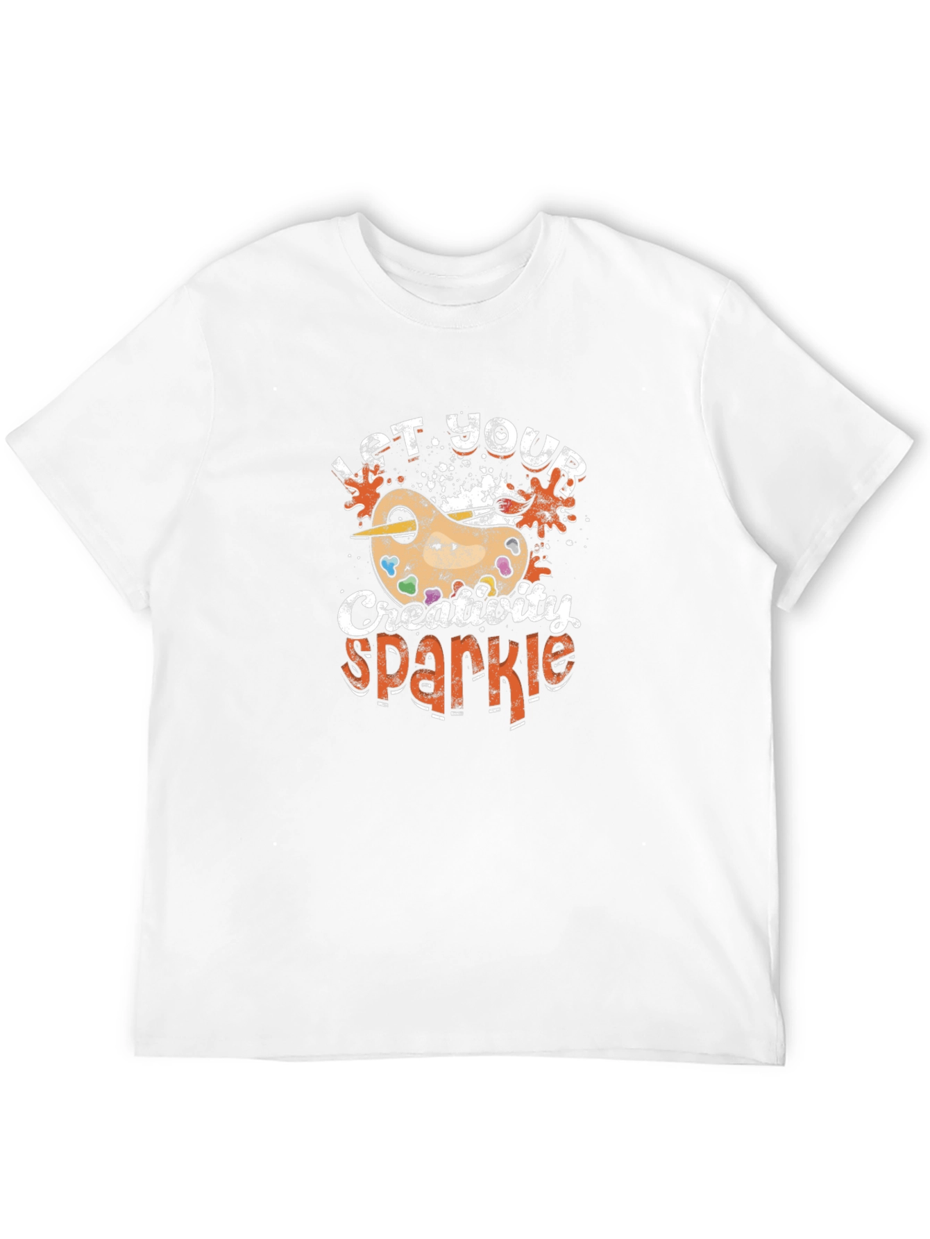 Creative Sparkle T-Shirt - Artist Palette Design