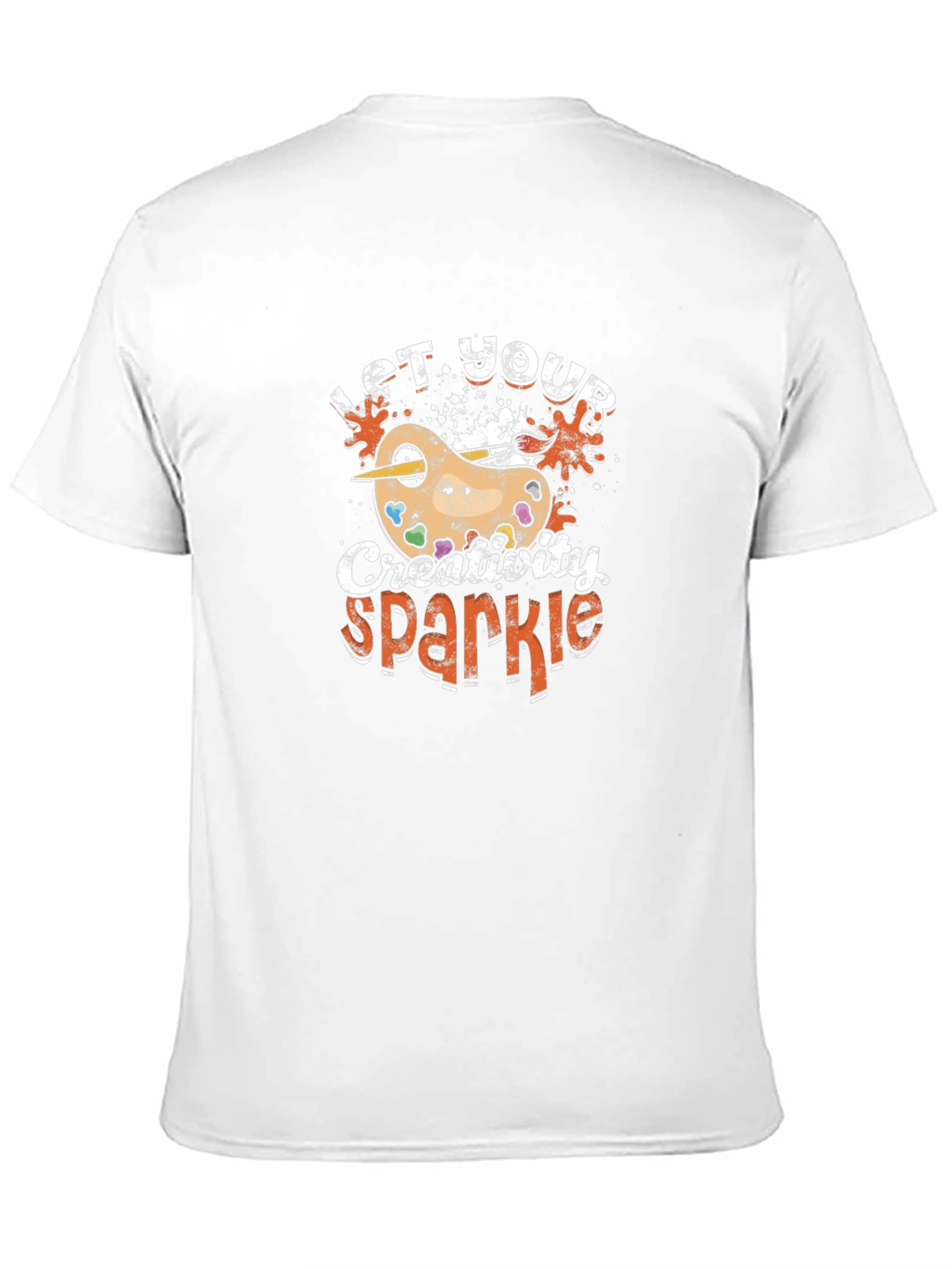 Creative Sparkle T-Shirt - Artist Palette Design