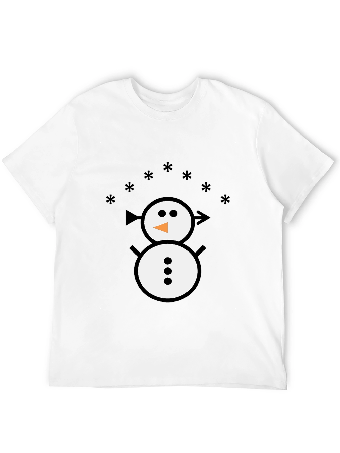 Snowman Graphic Tee - Fun Winter Shirt