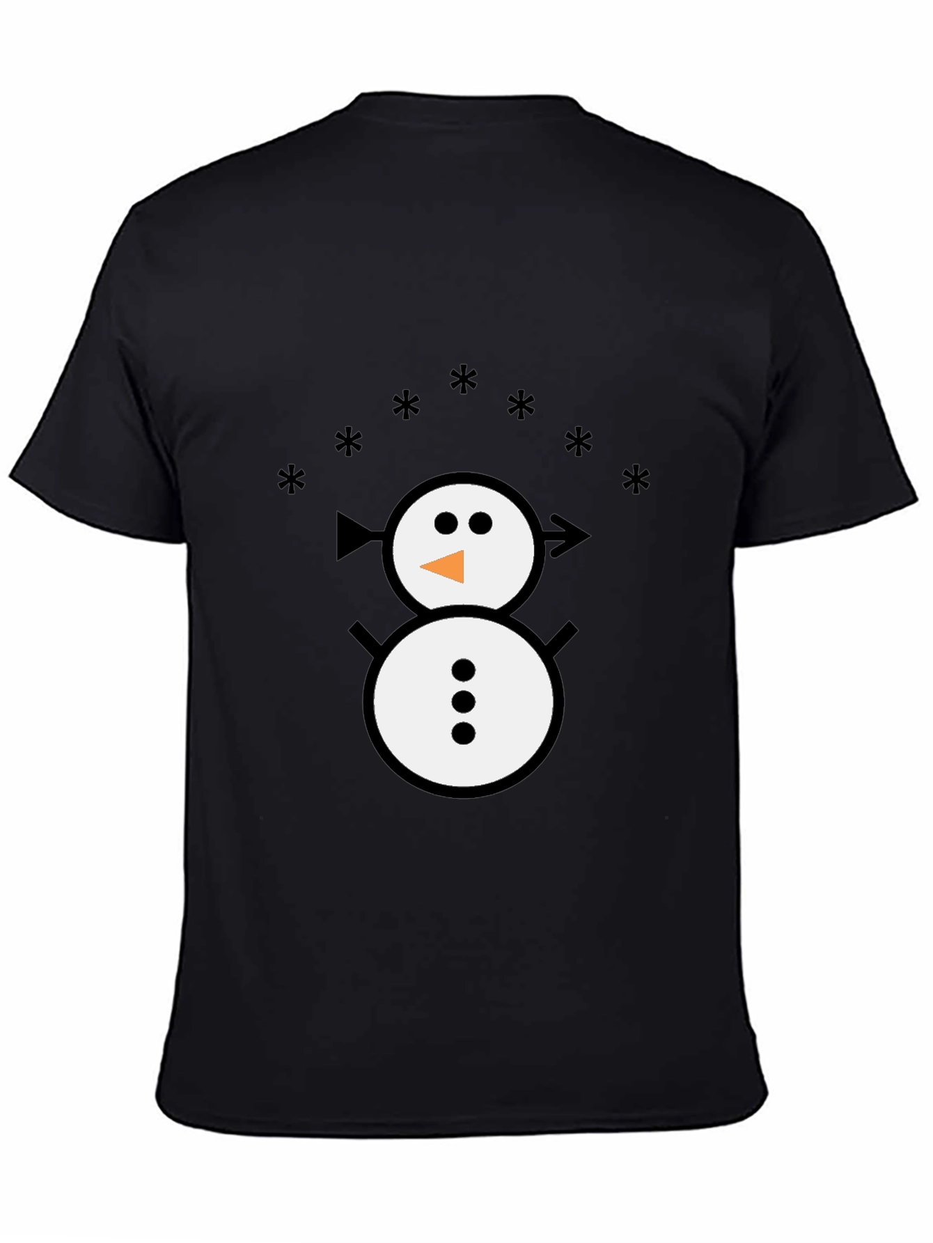 Snowman Graphic Tee - Fun Winter Shirt