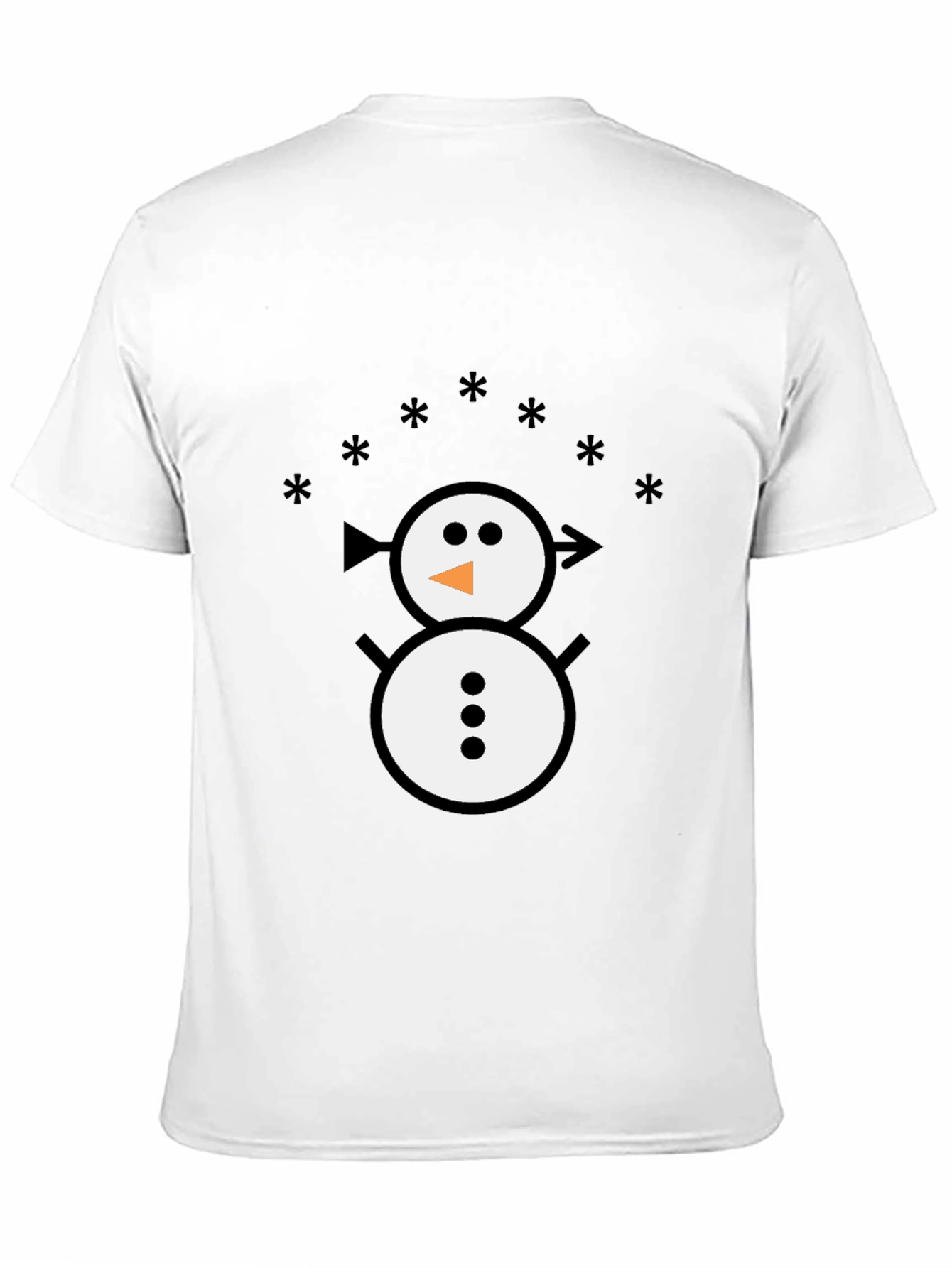 Snowman Graphic Tee - Fun Winter Shirt