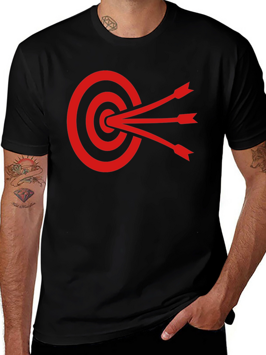 Target Practice Graphic Tee - Black Cotton Shirt