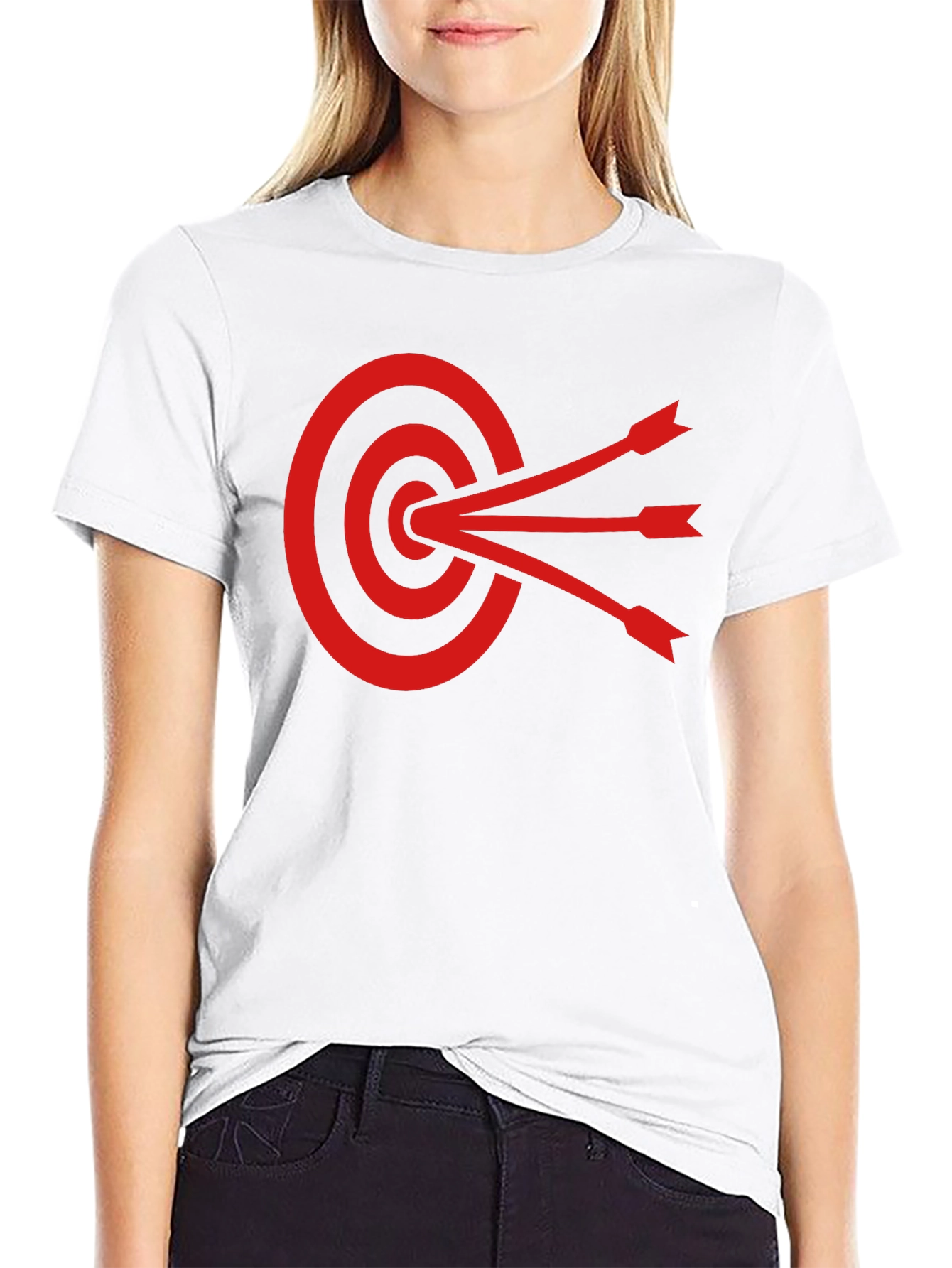 Target Practice Graphic Tee - Black Cotton Shirt