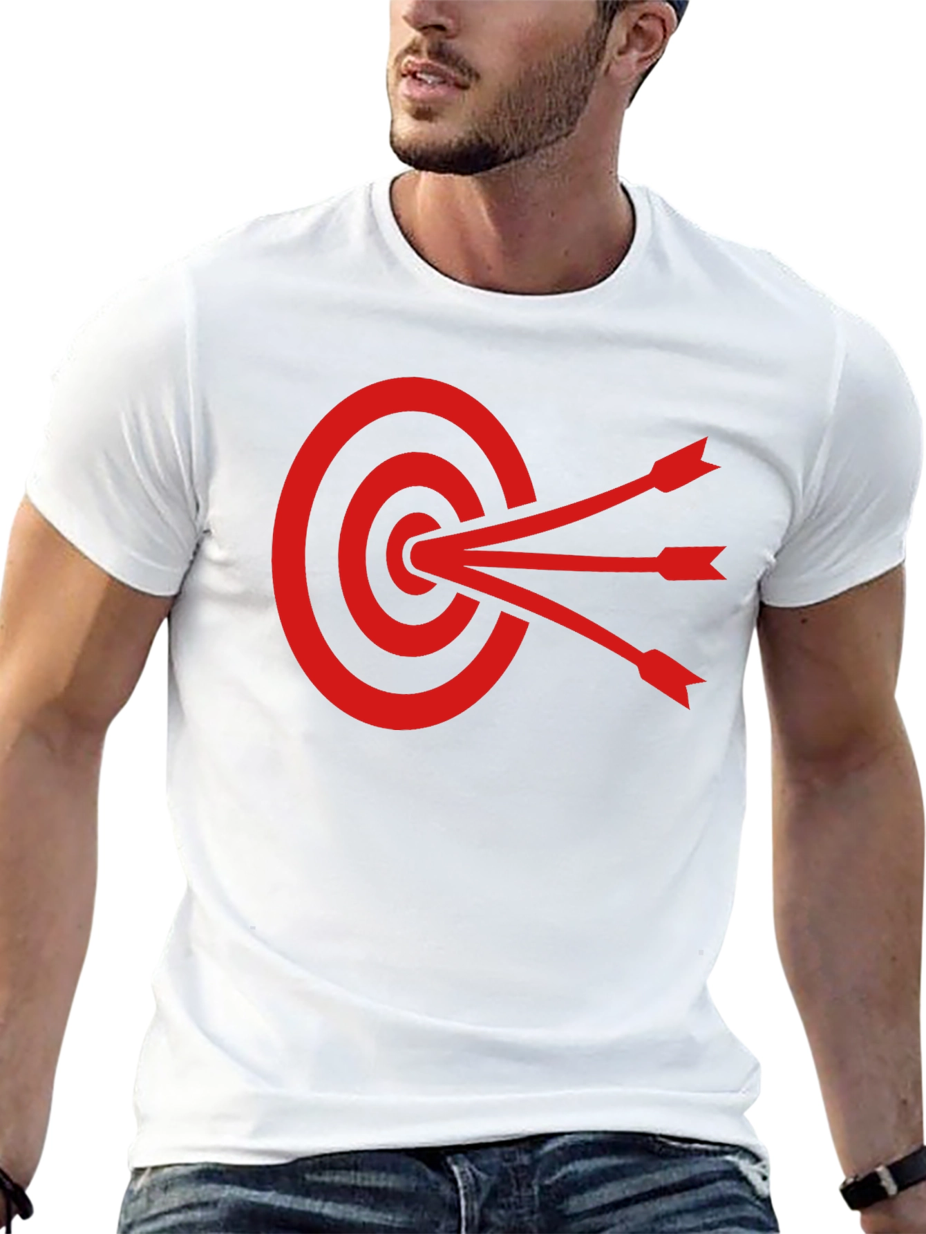Target Practice Graphic Tee - Black Cotton Shirt