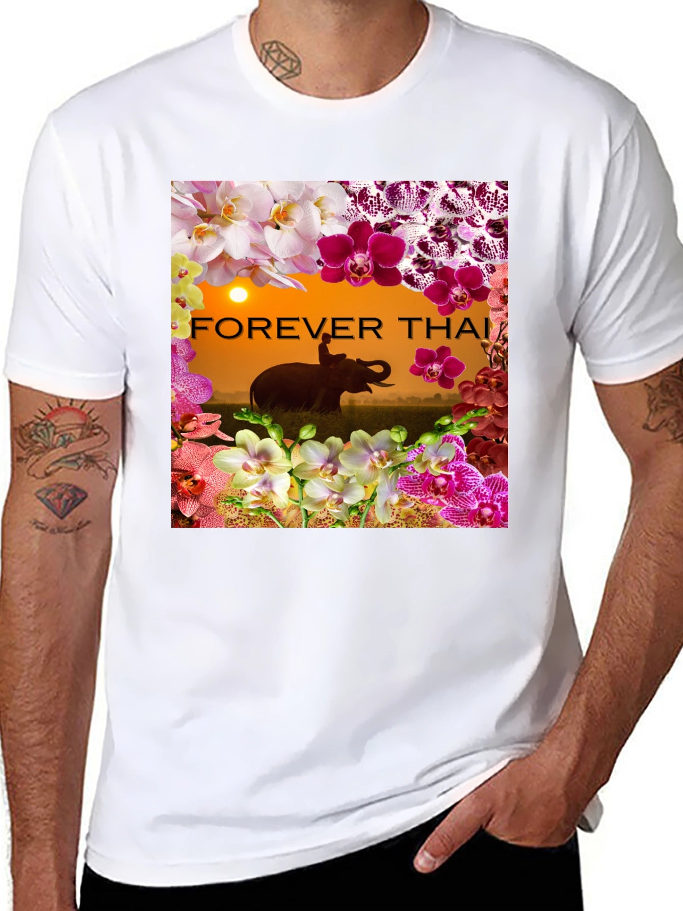 Forever Thai Elephant Orchid T-Shirt