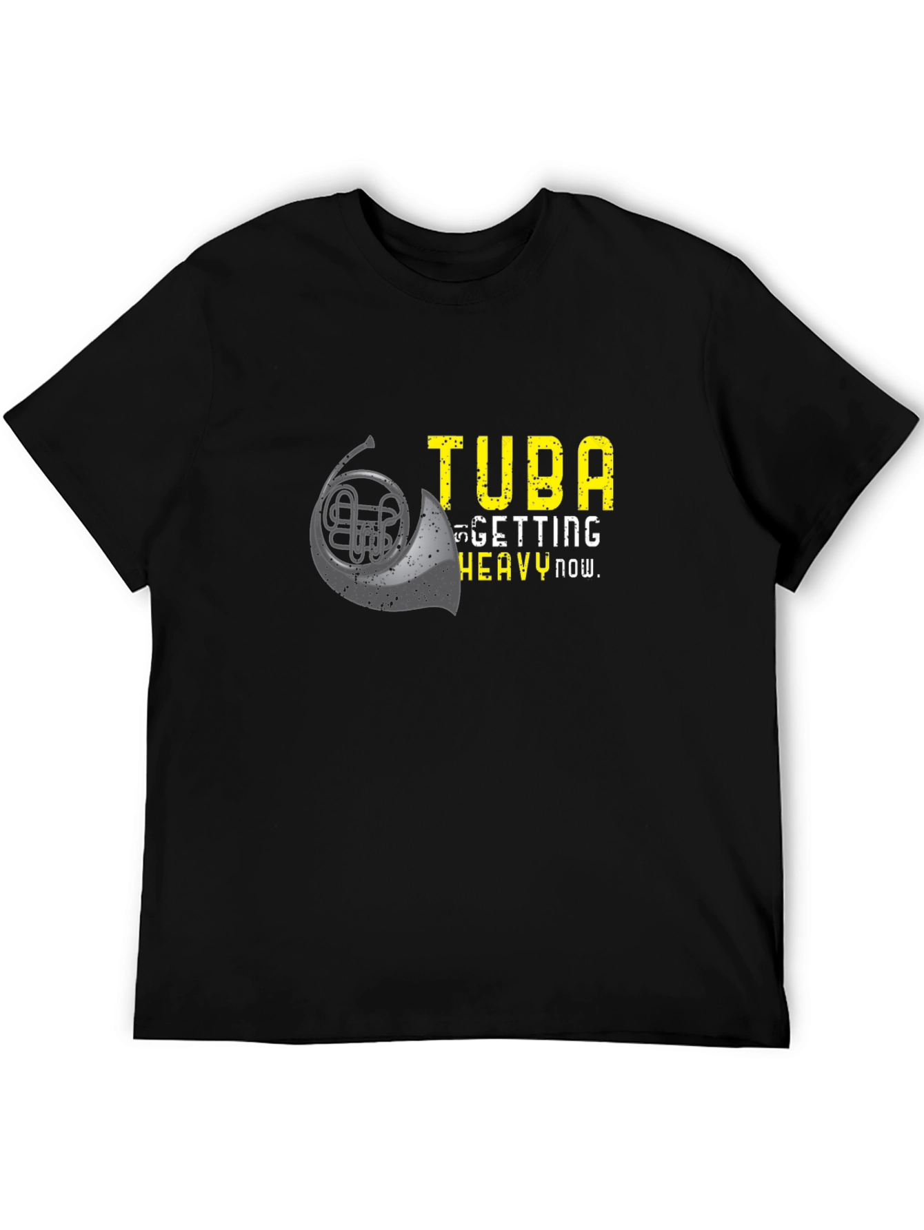Funny Tuba Heavy Now Graphic T-Shirt