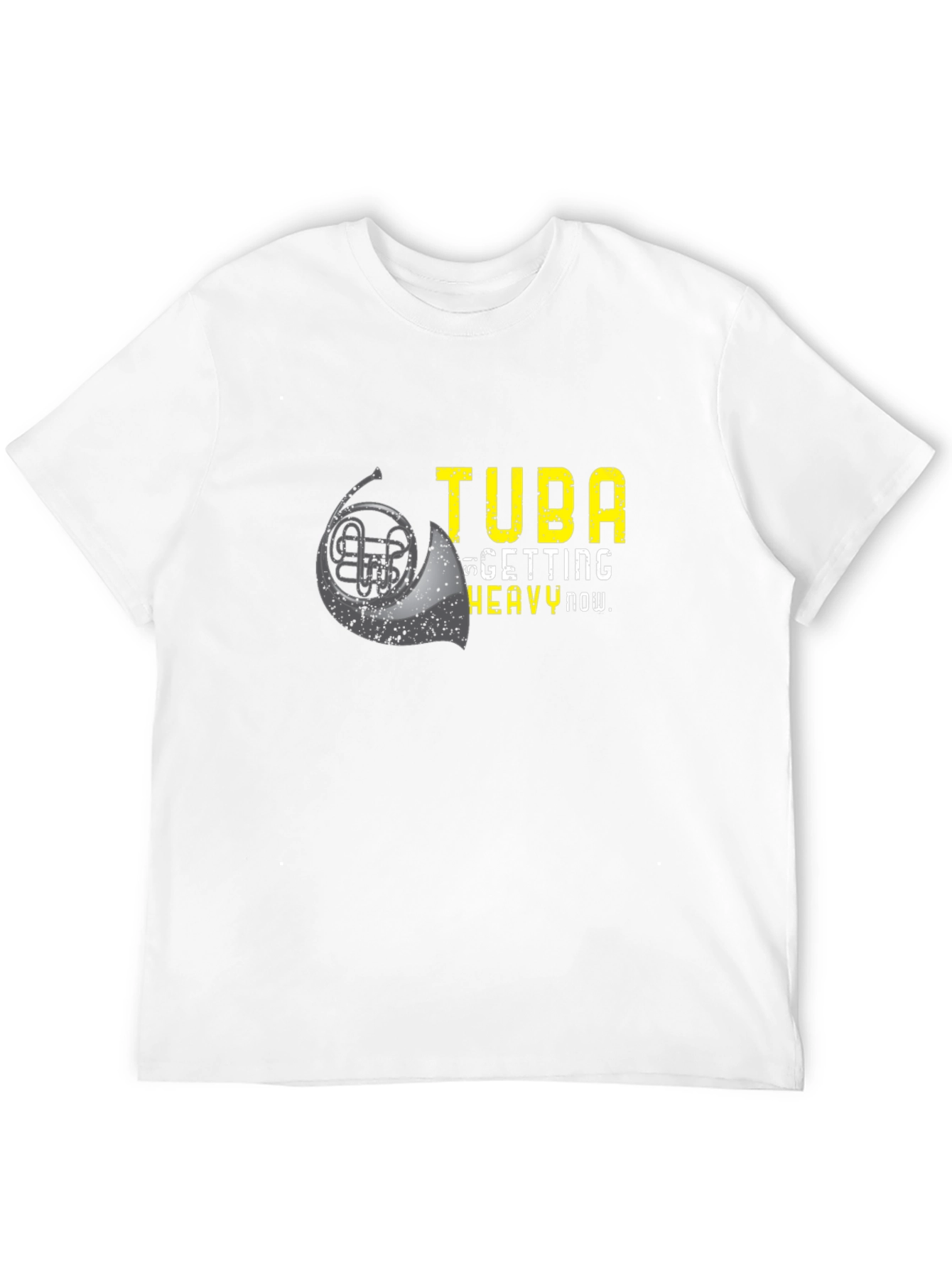 Funny Tuba Heavy Now Graphic T-Shirt