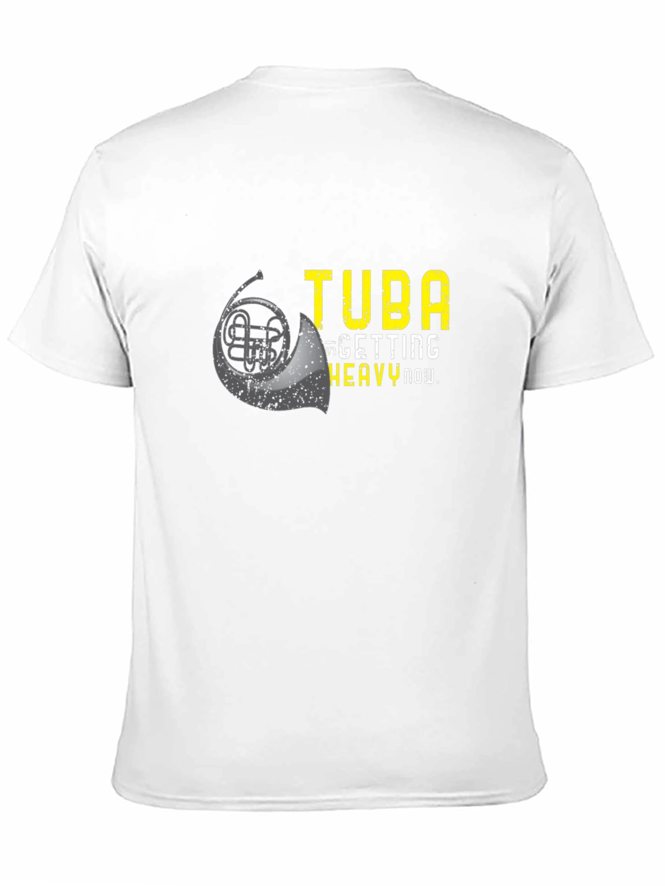 Funny Tuba Heavy Now Graphic T-Shirt