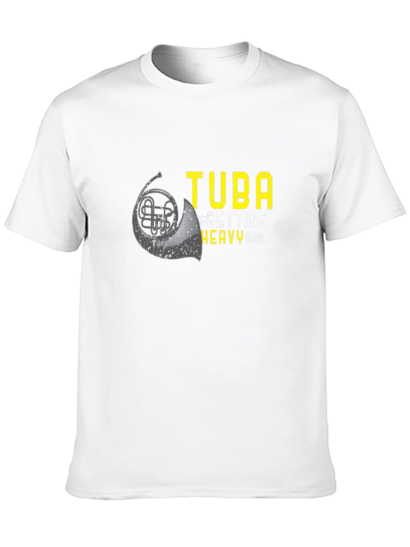 Funny Tuba Heavy Now Graphic T-Shirt