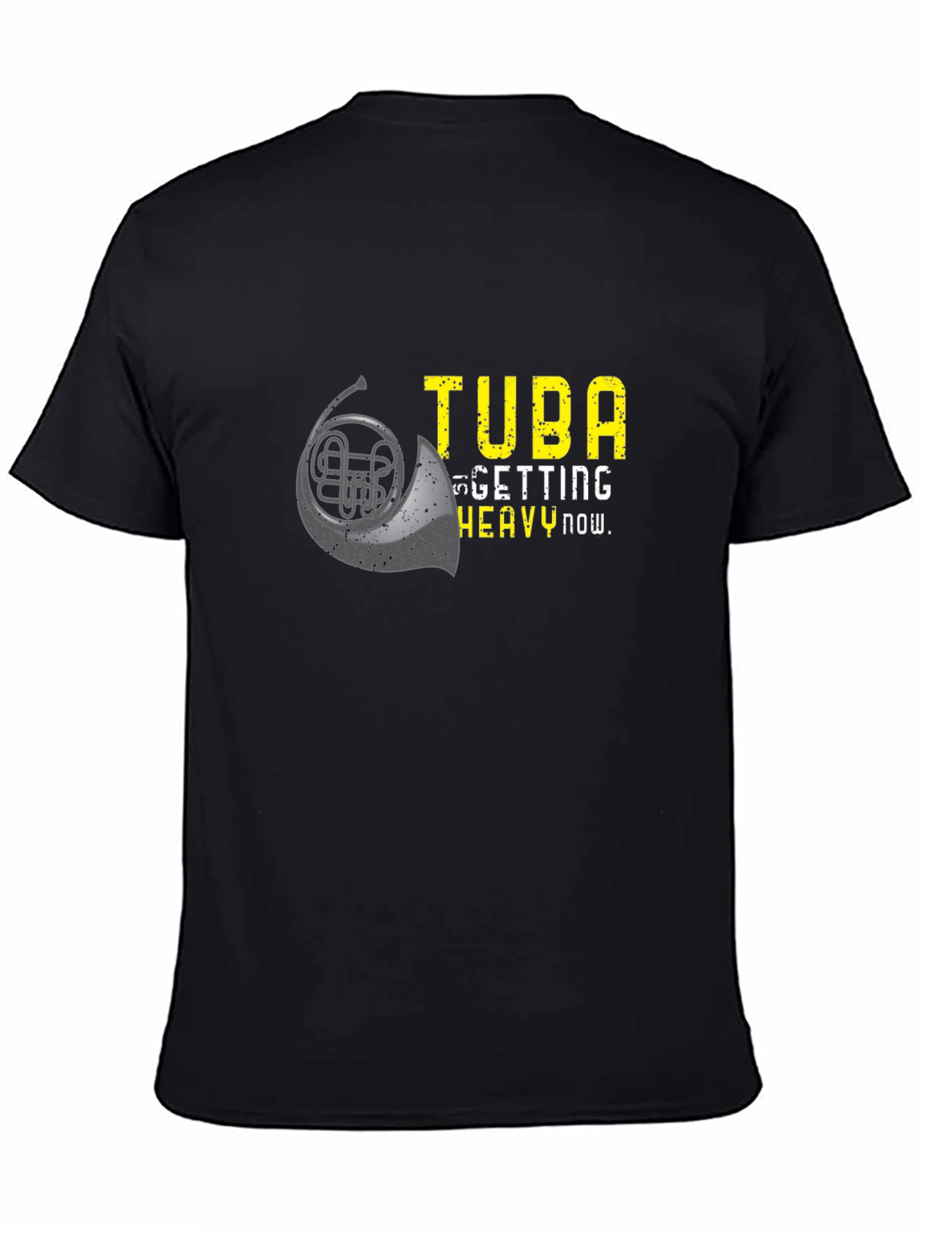 Funny Tuba Heavy Now Graphic T-Shirt