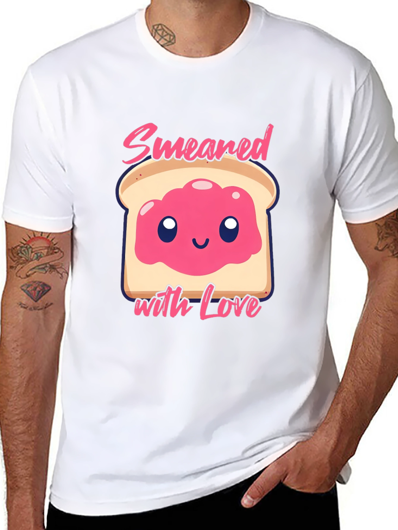 Smear with Love T-Shirt Funny Foodie Graphic Tee