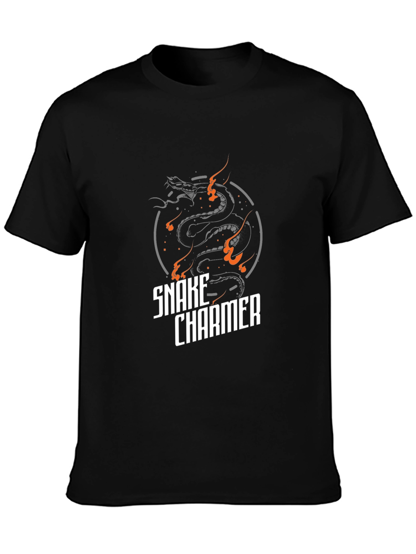 Snake Charmer Graphic Tee - Black