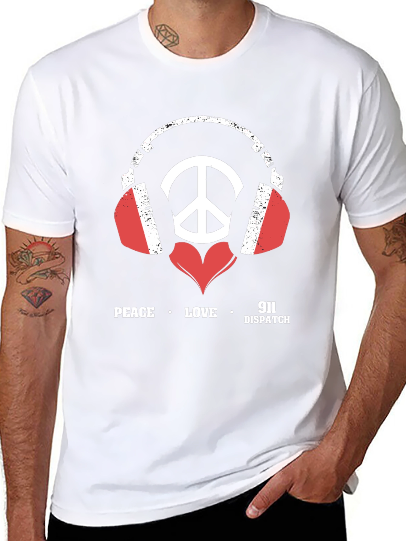 Peace Love 911 Dispatch T-Shirt