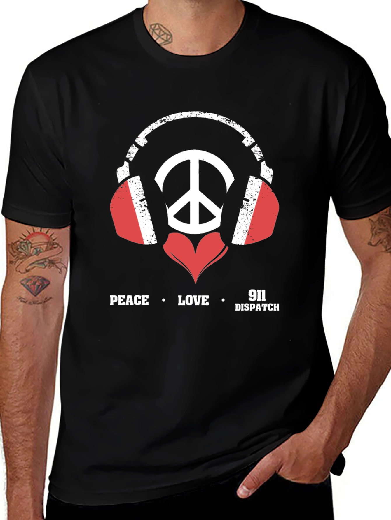 Peace Love 911 Dispatch T-Shirt