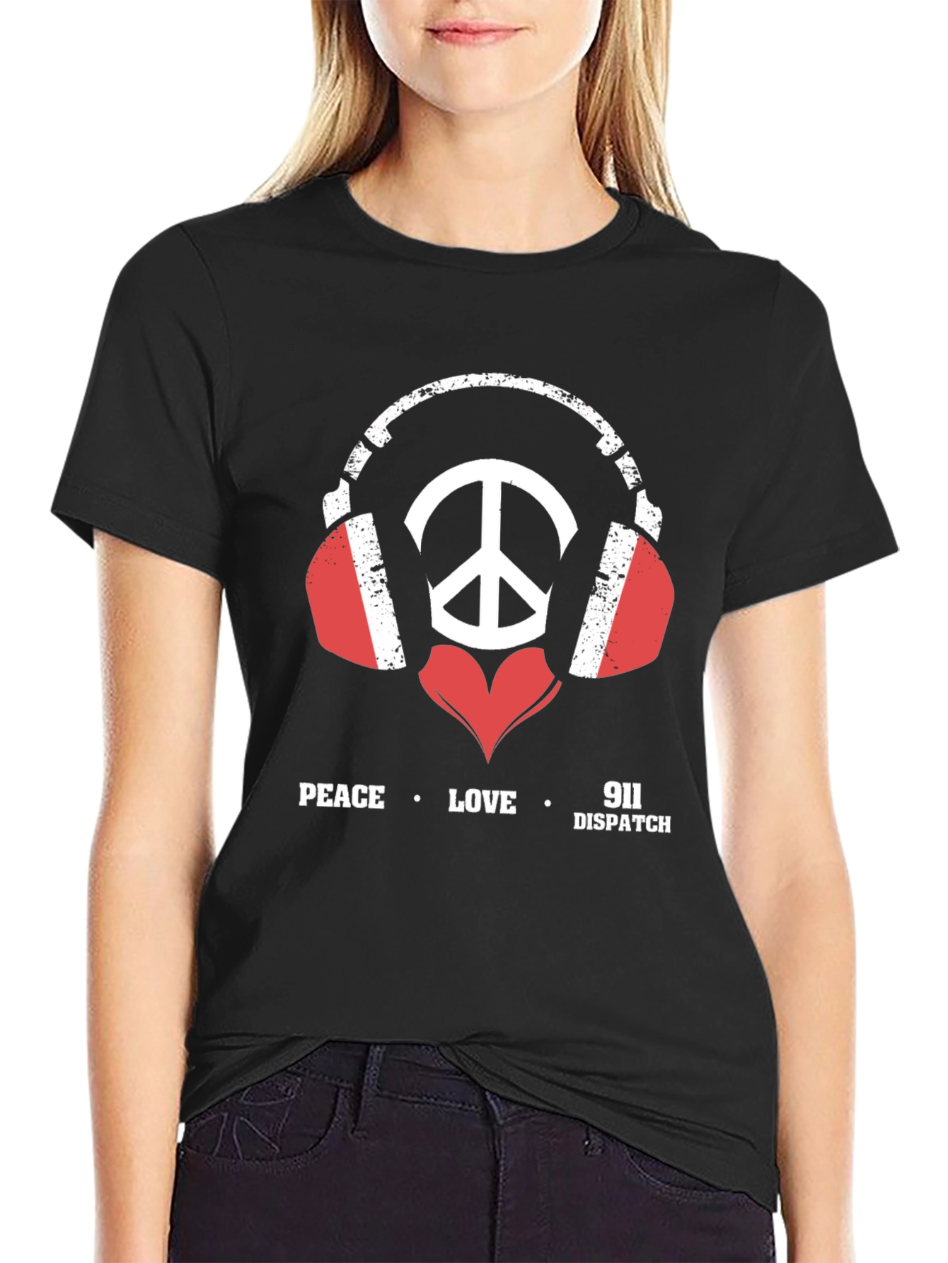 Peace Love 911 Dispatch T-Shirt
