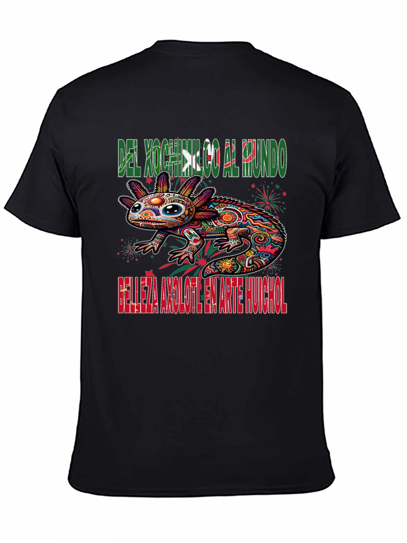 Axolotl Art T-Shirt - Xochimilco Pride
