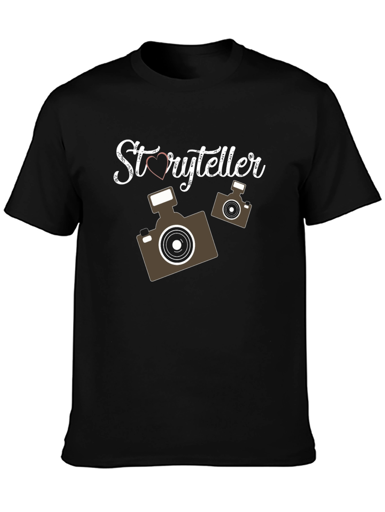 Storyteller Camera Graphic Tee - Unique Photographer T-Shirt