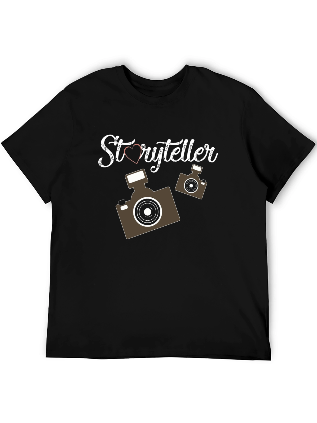Storyteller Camera Graphic Tee - Unique Photographer T-Shirt