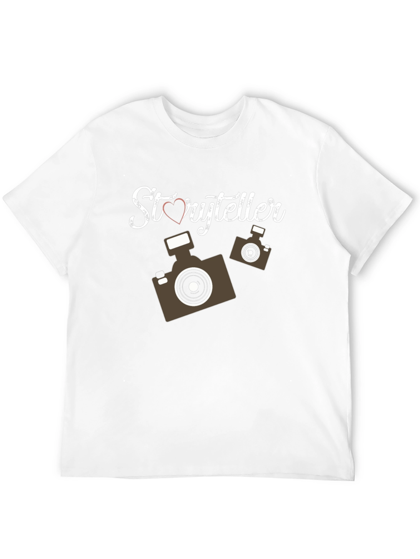 Storyteller Camera Graphic Tee - Unique Photographer T-Shirt