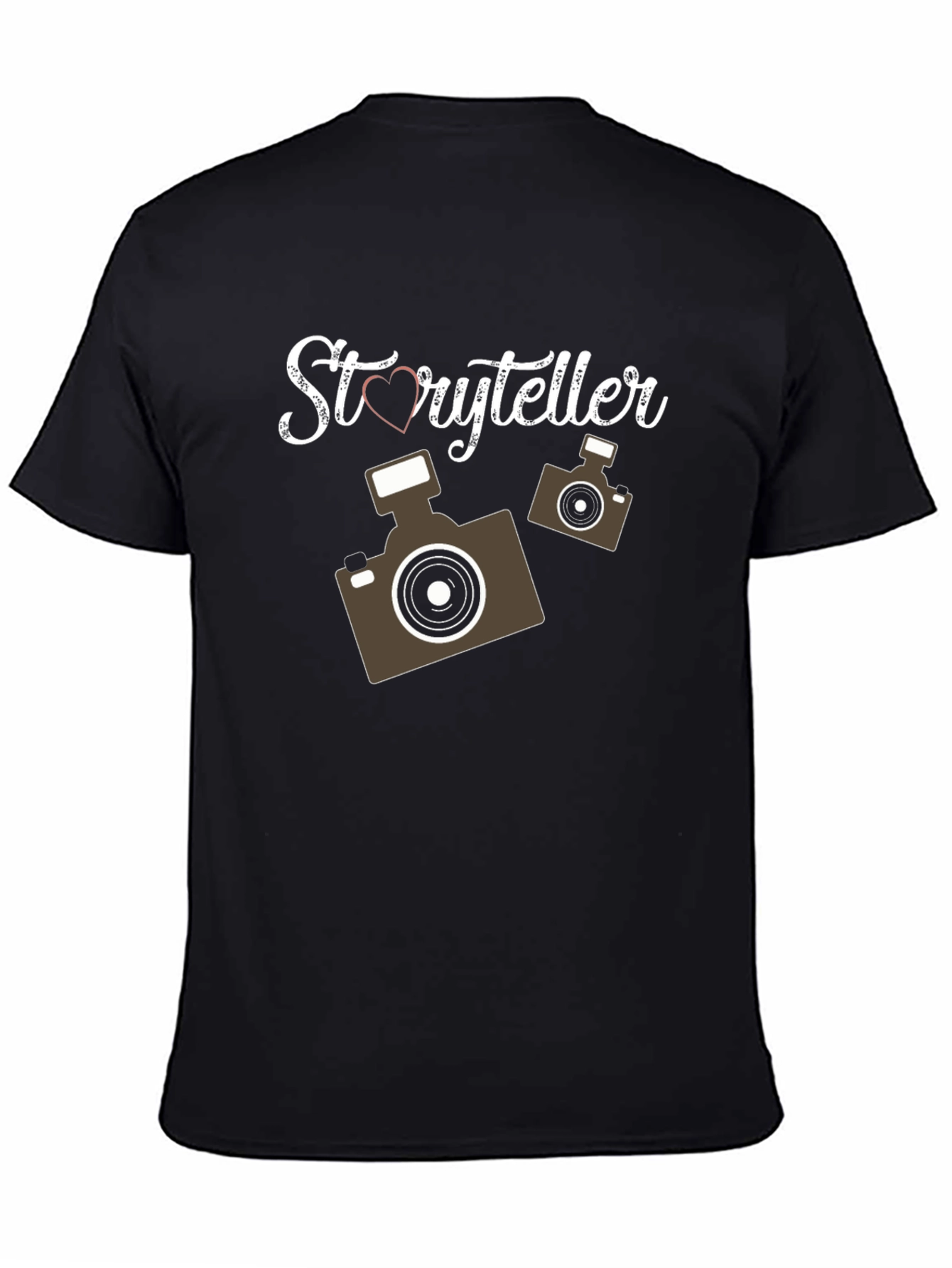 Storyteller Camera Graphic Tee - Unique Photographer T-Shirt