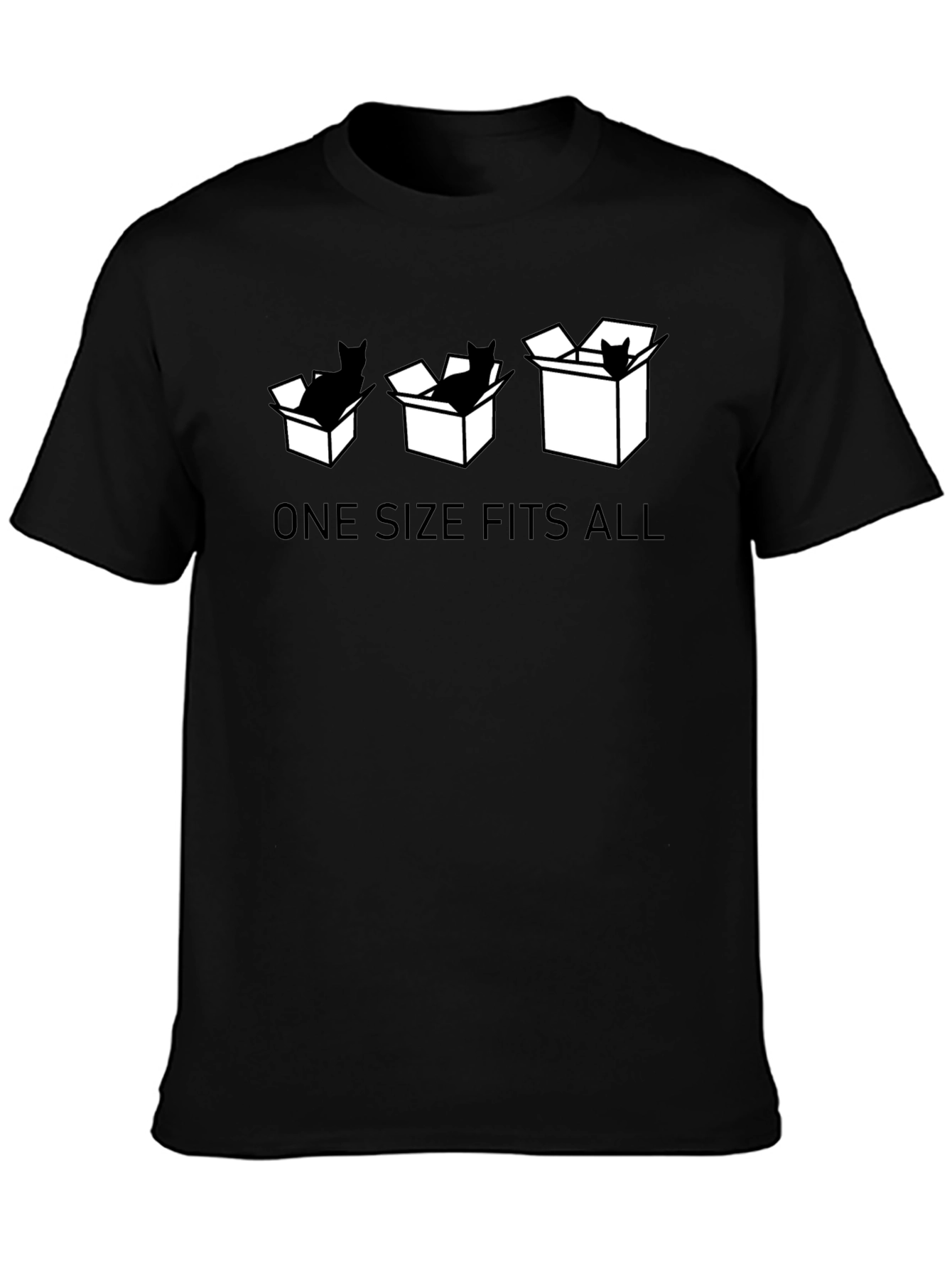 One Size Fits All Cat T-Shirt