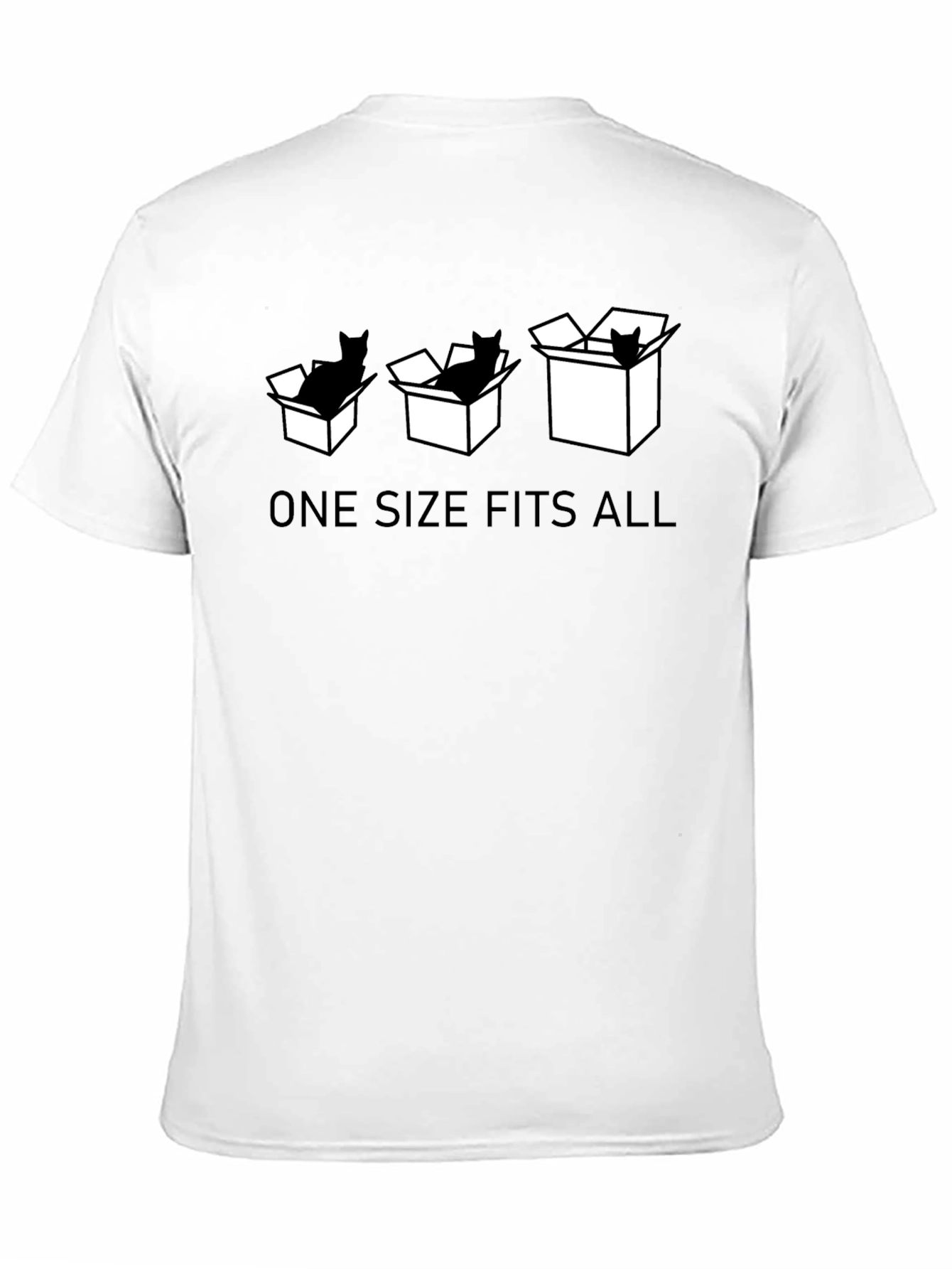 One Size Fits All Cat T-Shirt