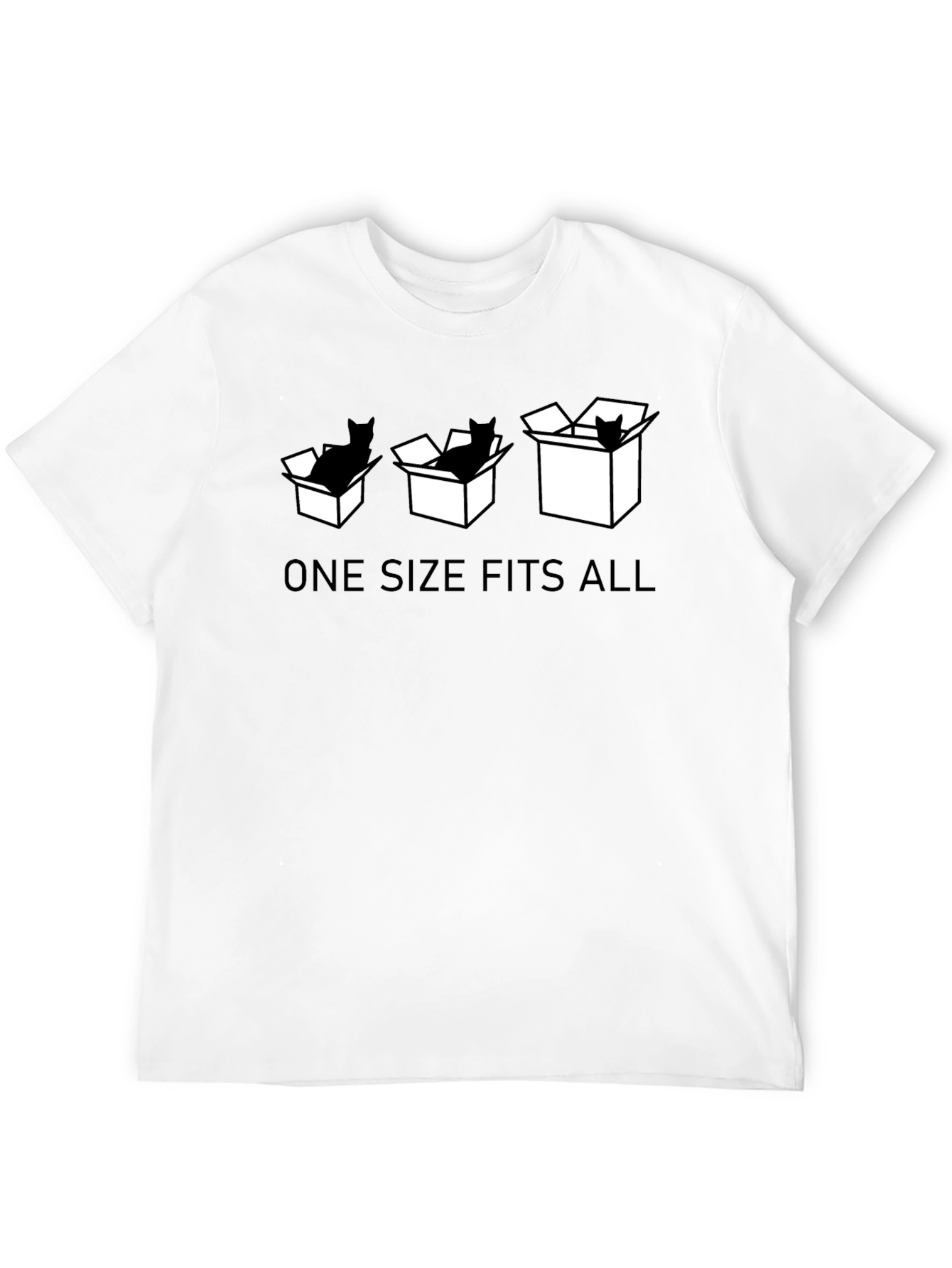 One Size Fits All Cat T-Shirt