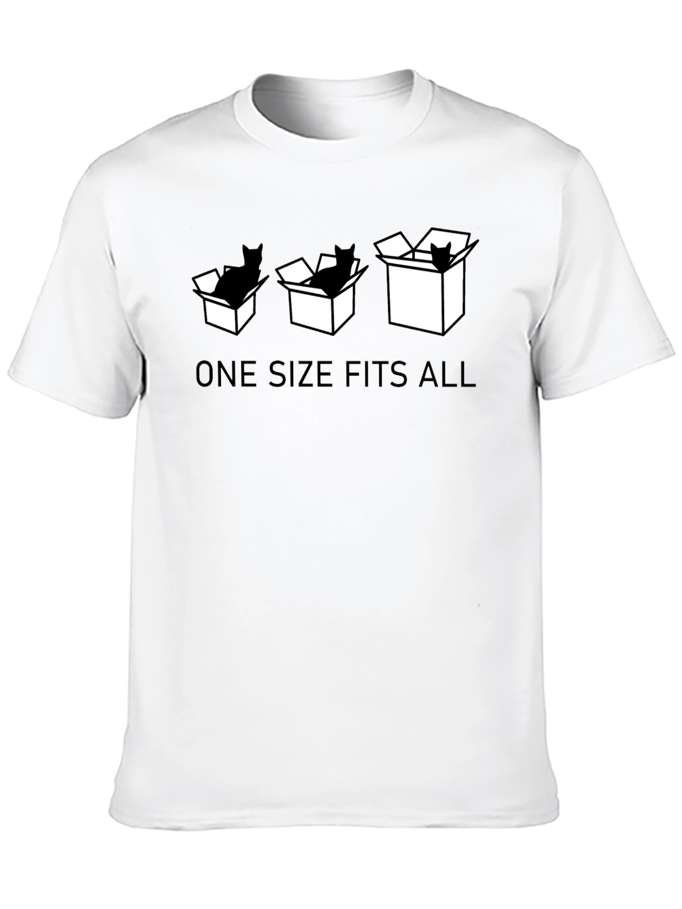 One Size Fits All Cat T-Shirt