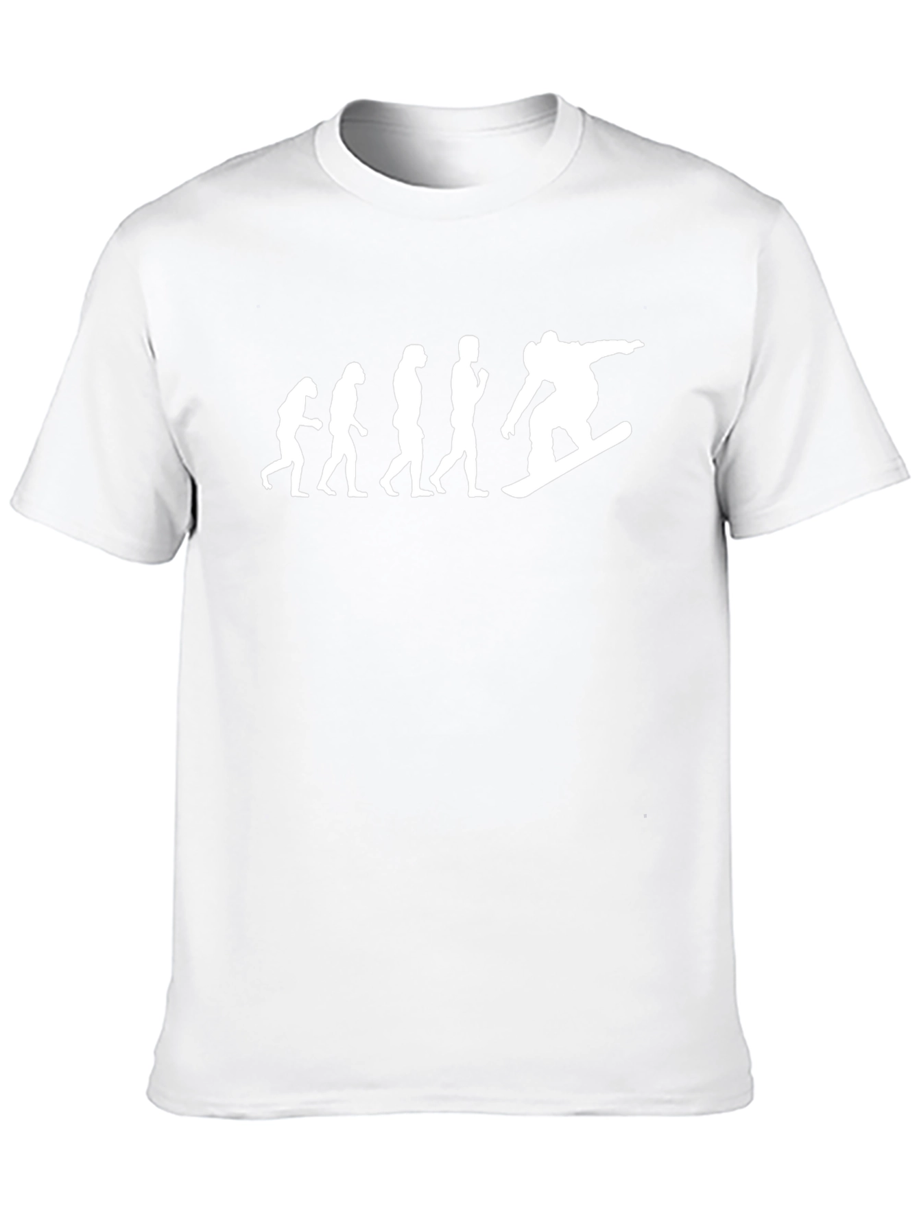 Evolution of Snowboarding Black Graphic Tee