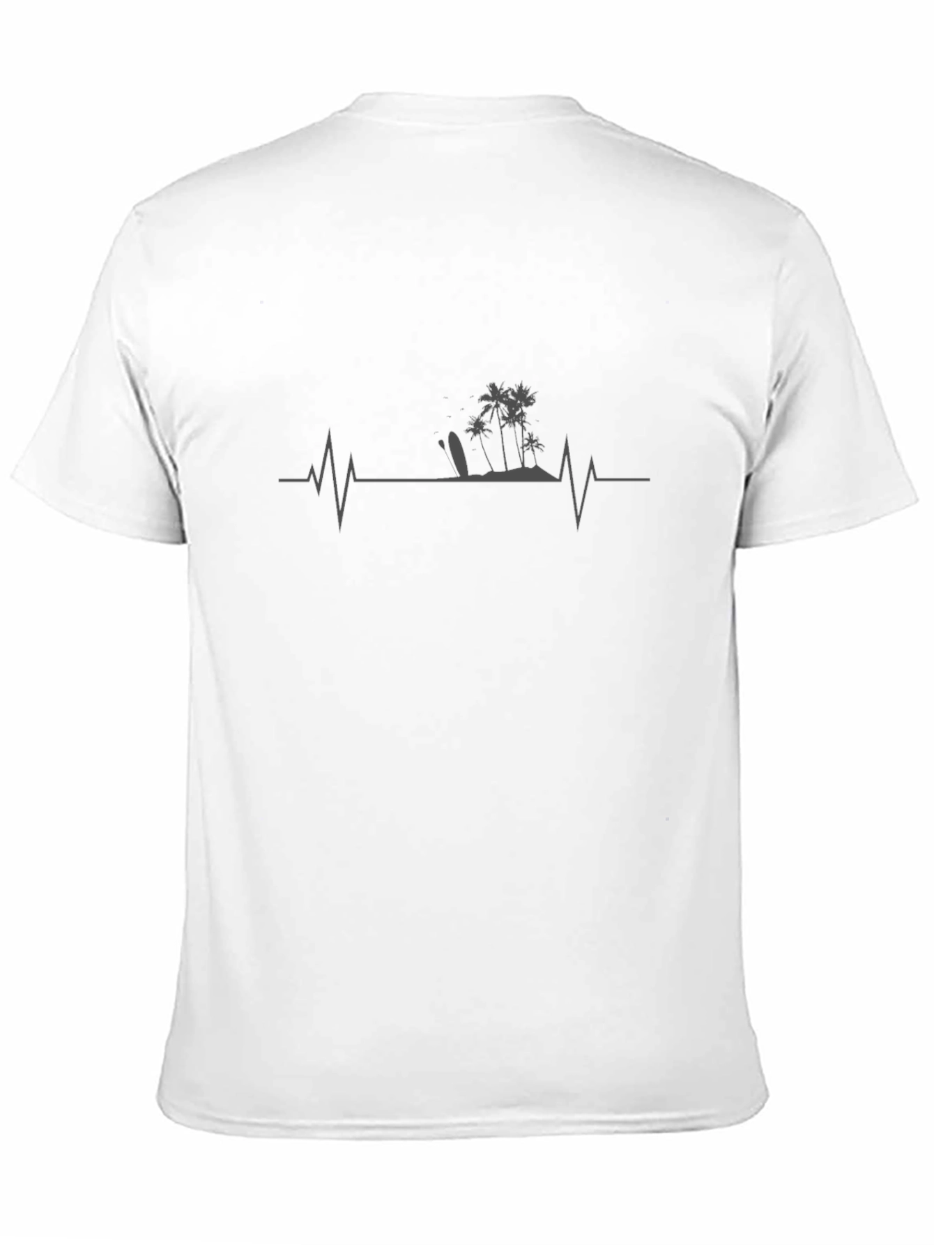 Island Life Pulse Mens T-Shirt - Black