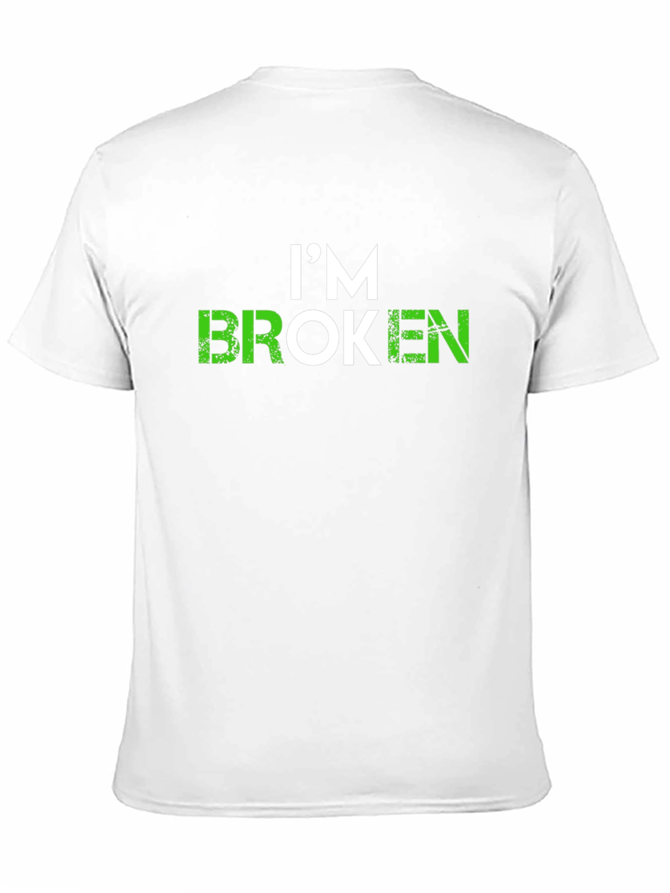 Im Broken Graphic T-Shirt - Soft Black Tee