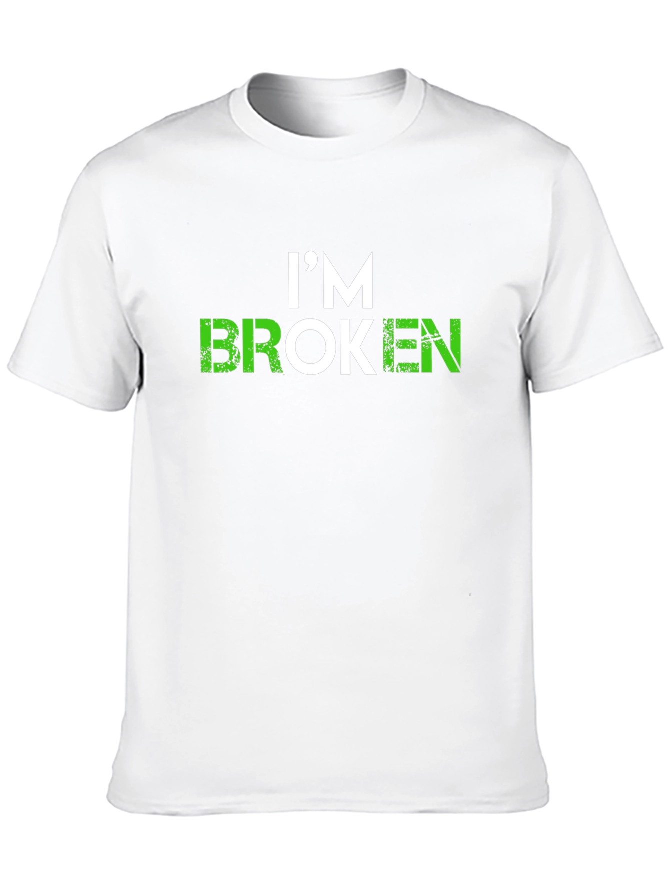Im Broken Graphic T-Shirt - Soft Black Tee
