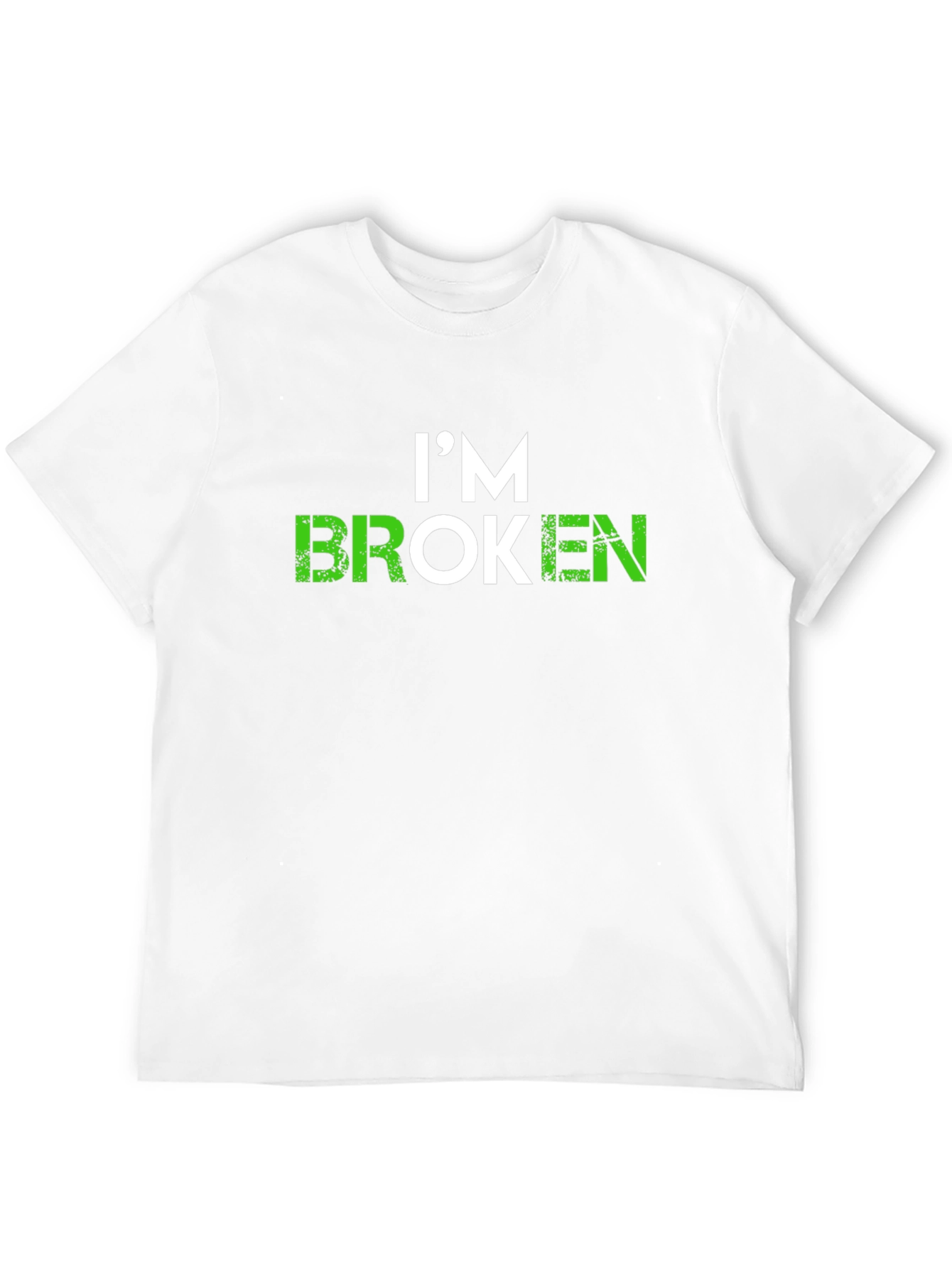 Im Broken Graphic T-Shirt - Soft Black Tee