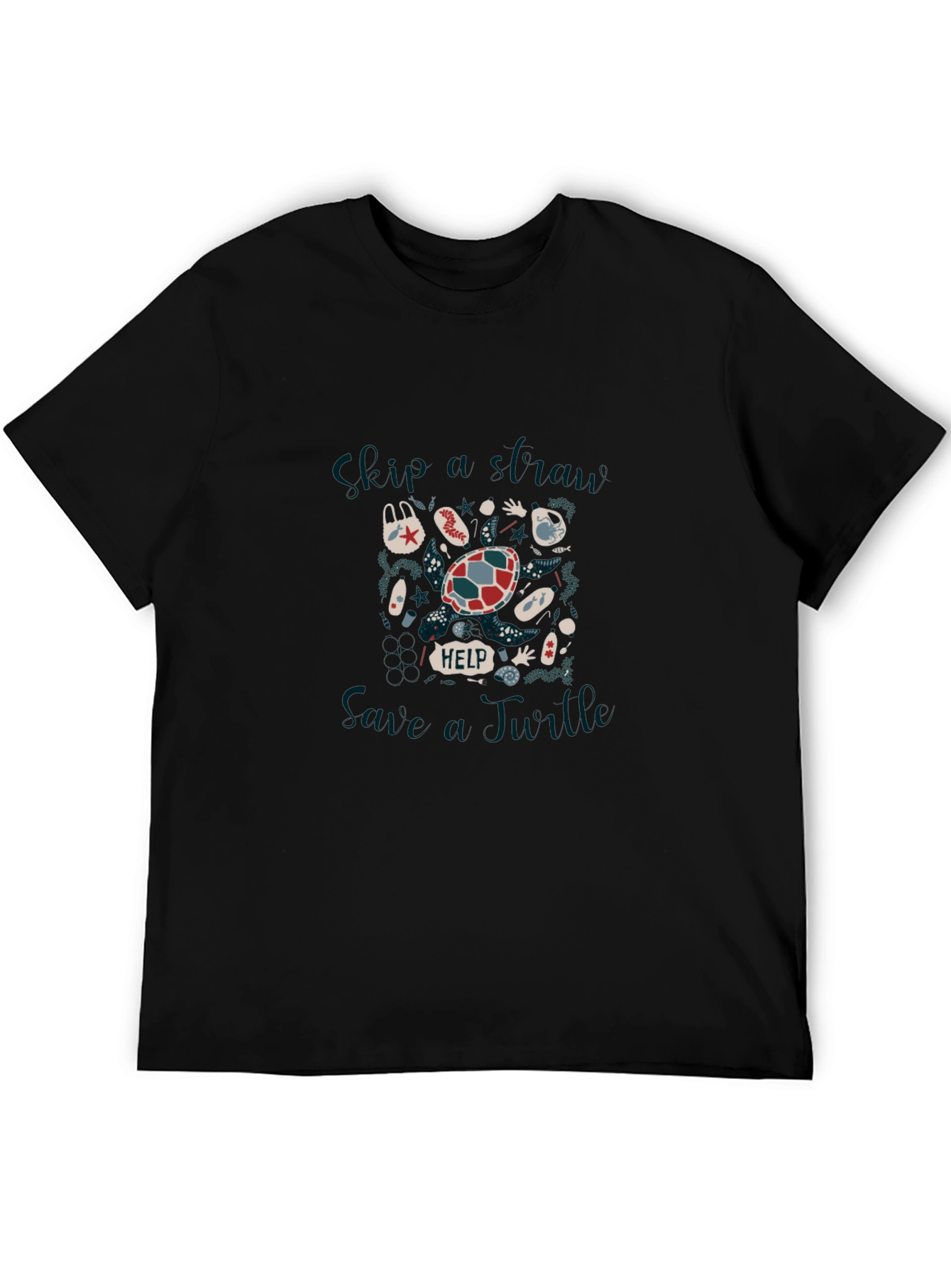 Eco-Friendly Save the Ocean Graphic Tee