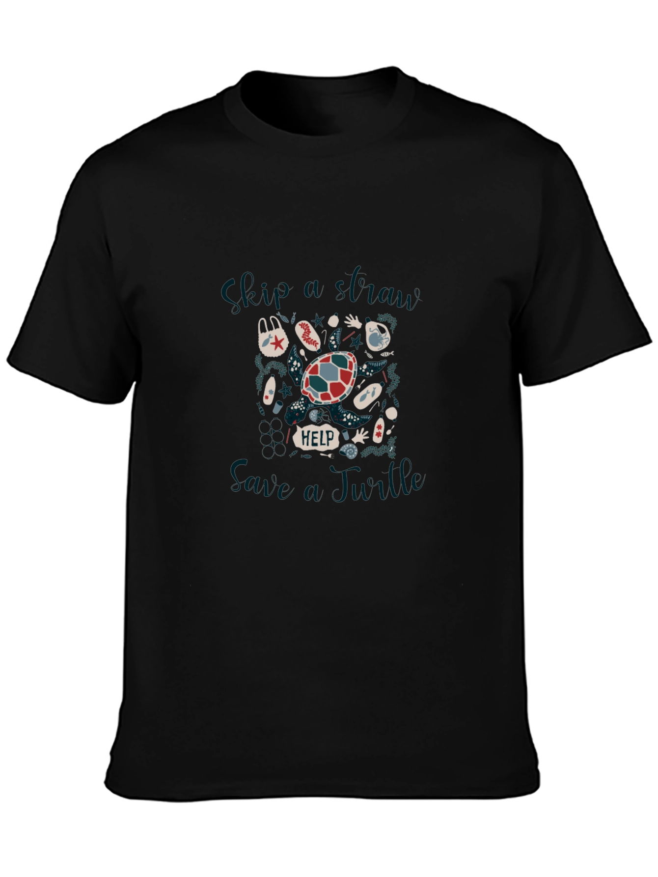 Eco-Friendly Save the Ocean Graphic Tee