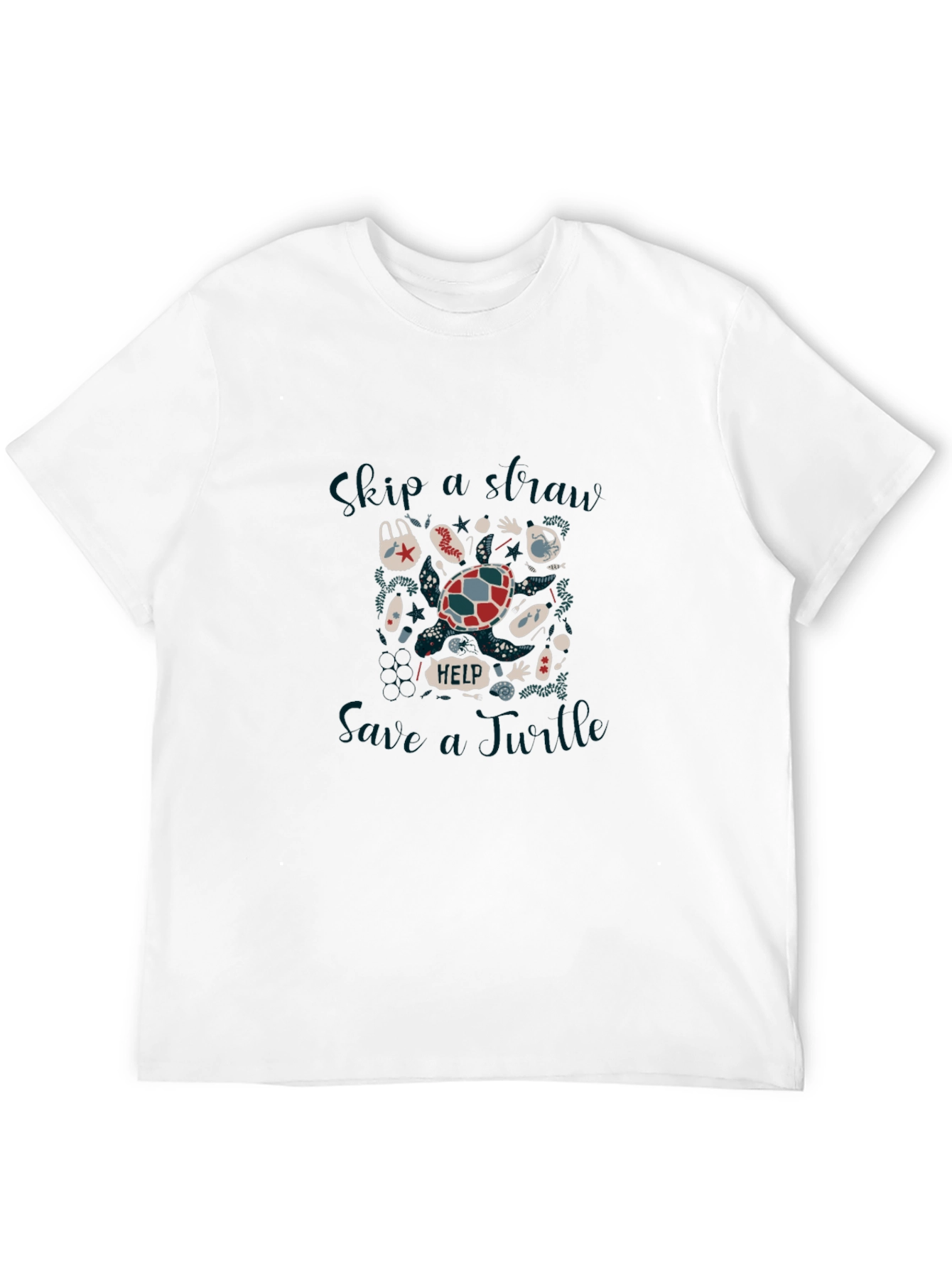 Eco-Friendly Save the Ocean Graphic Tee