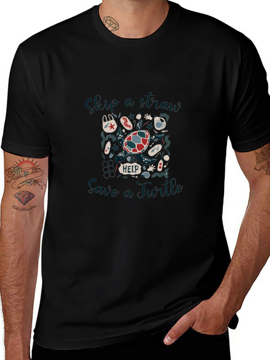 Eco-Friendly Save the Ocean Graphic Tee
