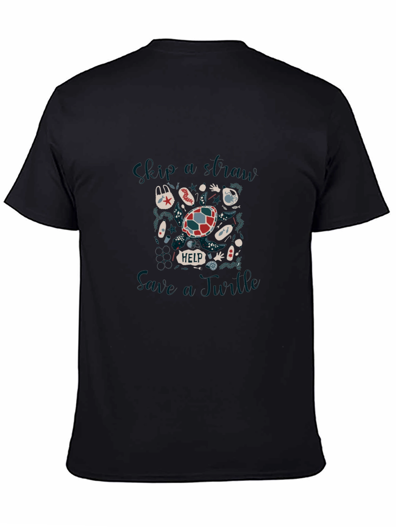 Eco-Friendly Save the Ocean Graphic Tee