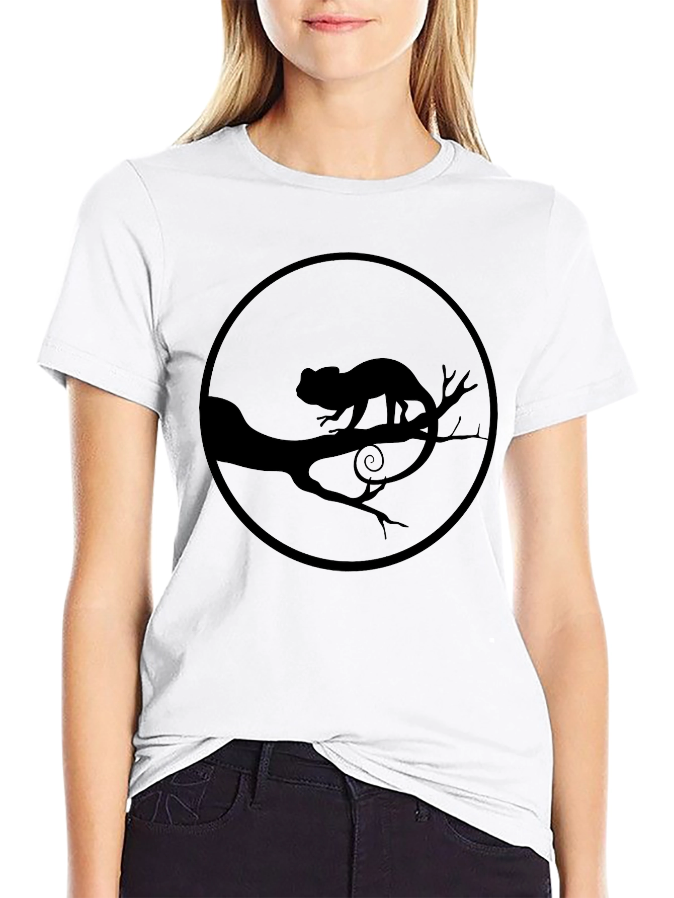 Chameleon Silhouette T-Shirt - Unisex