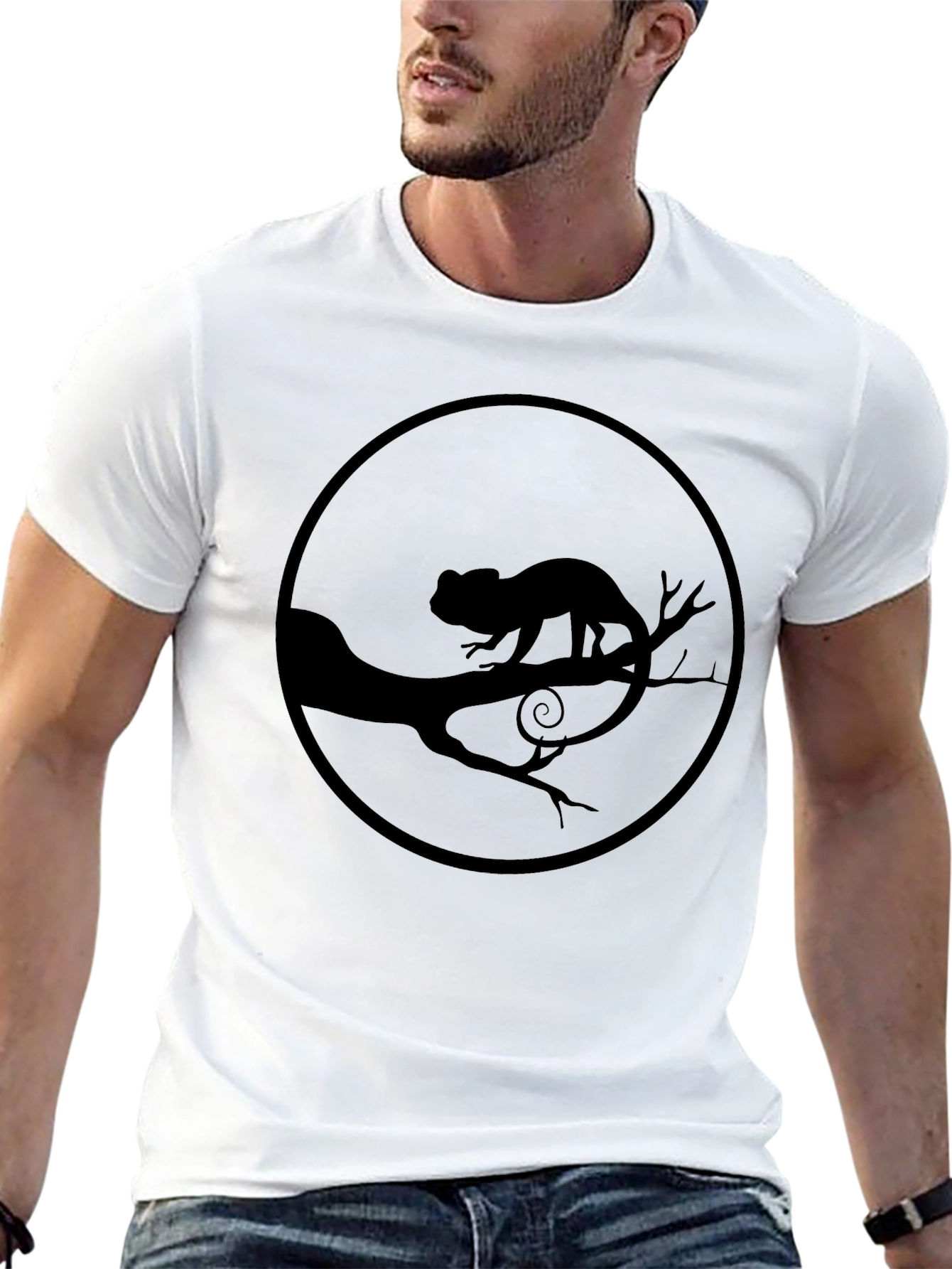 Chameleon Silhouette T-Shirt - Unisex