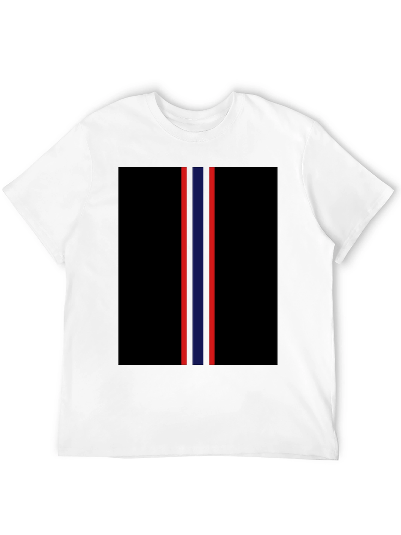 Striped Graphic Tee - Bold Style Comfortable Fit