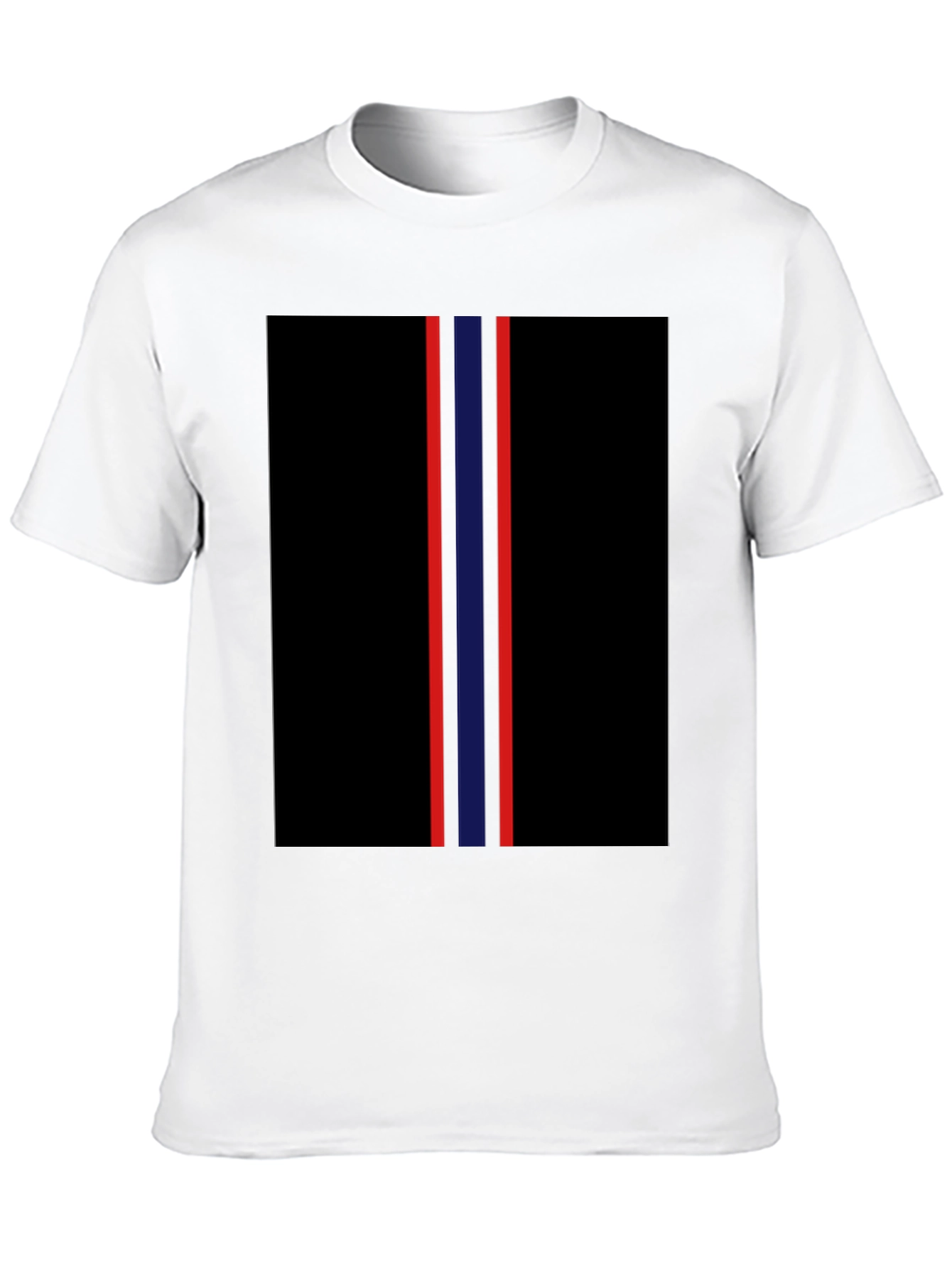 Striped Graphic Tee - Bold Style Comfortable Fit