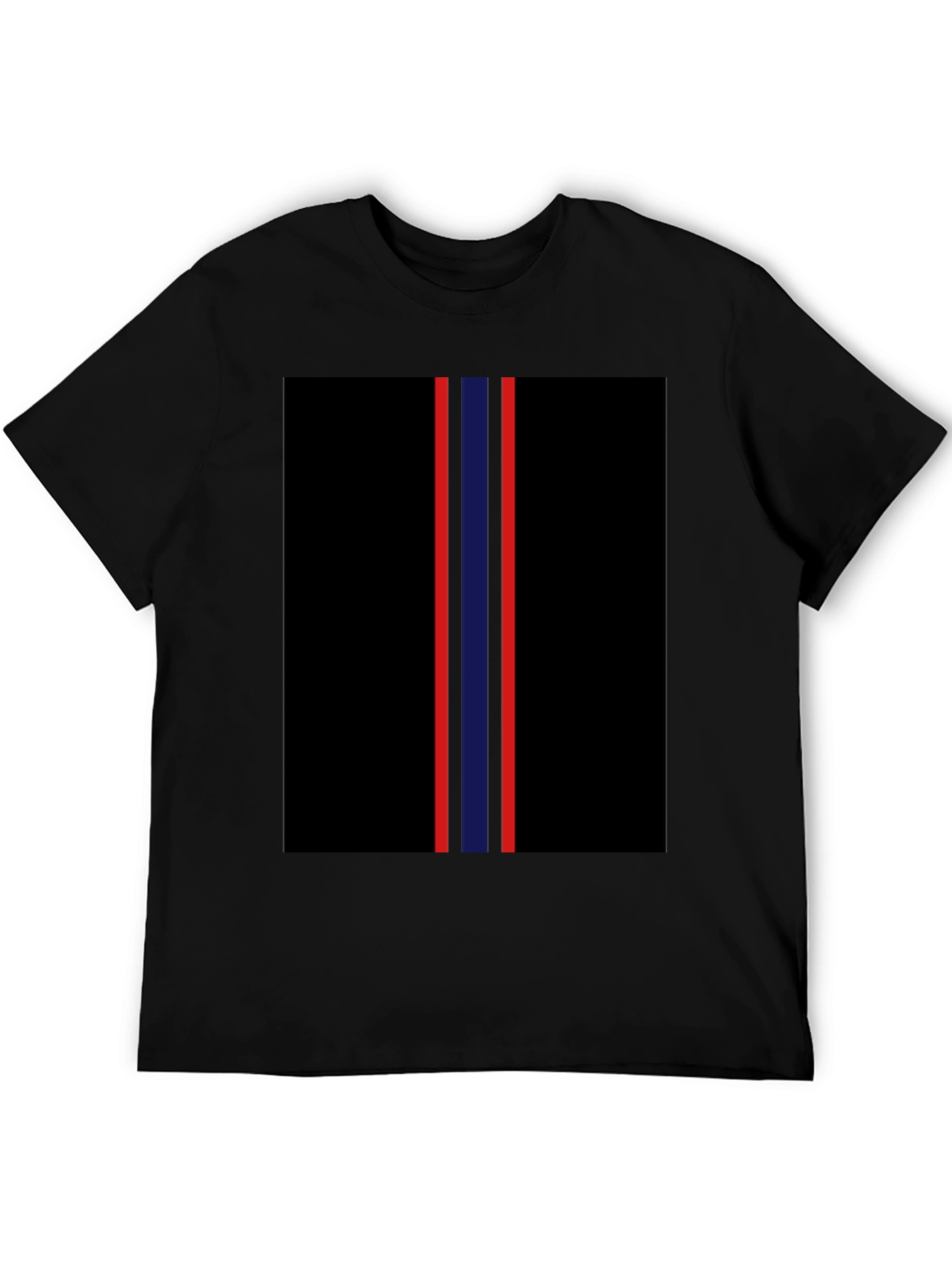Striped Graphic Tee - Bold Style Comfortable Fit