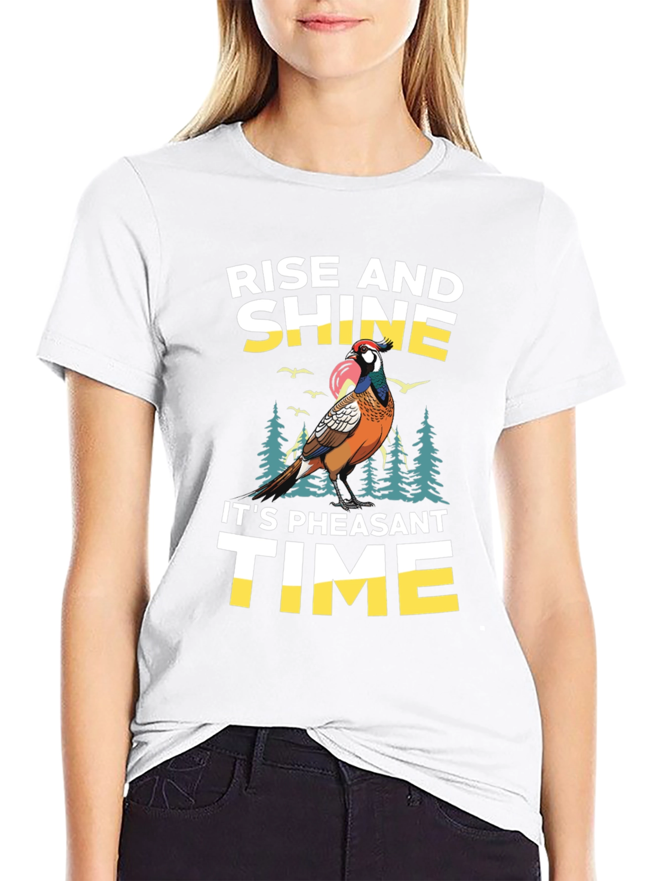 Rise and Shine Pheasant Time T-Shirt