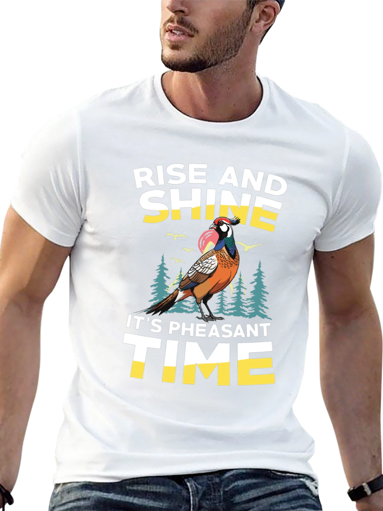 Rise and Shine Pheasant Time T-Shirt
